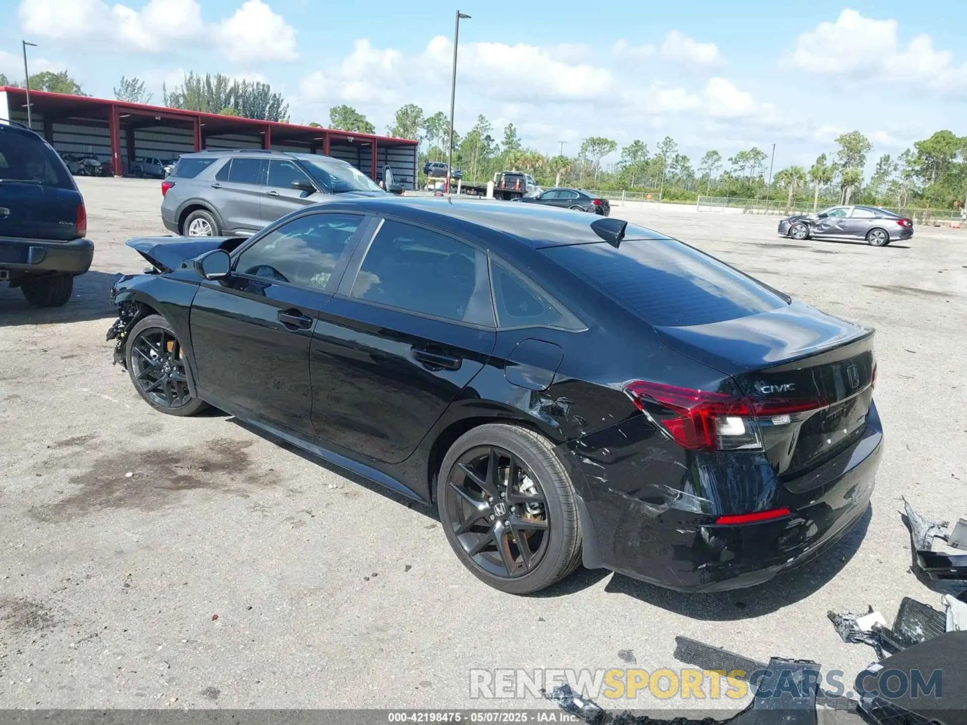 3 Photograph of a damaged car 2HGFE4F80SH316661 HONDA CIVIC  HYBRID 2025