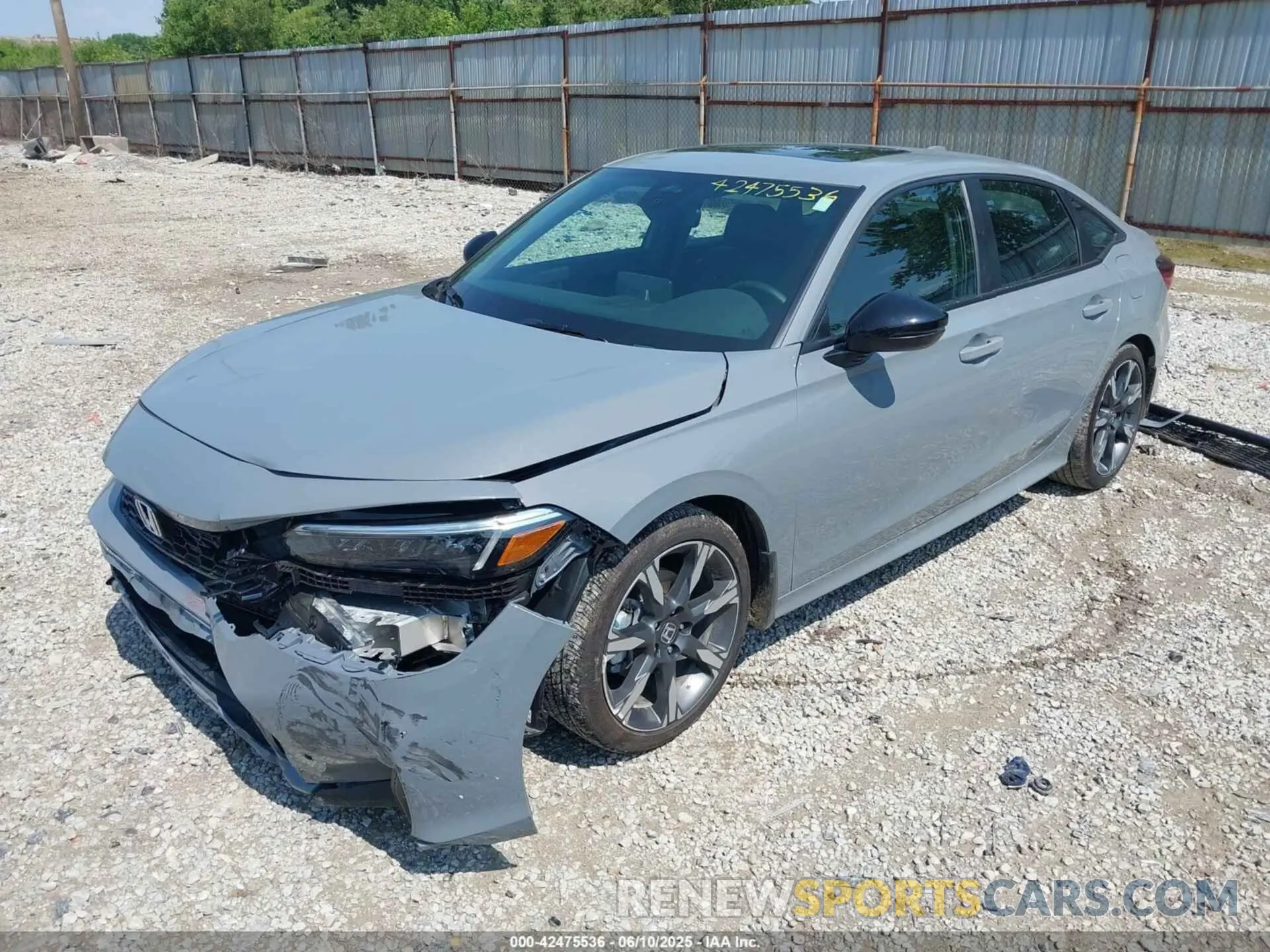 2 Photograph of a damaged car 2HGFE4F80SH322573 HONDA CIVIC HYBRID 2025