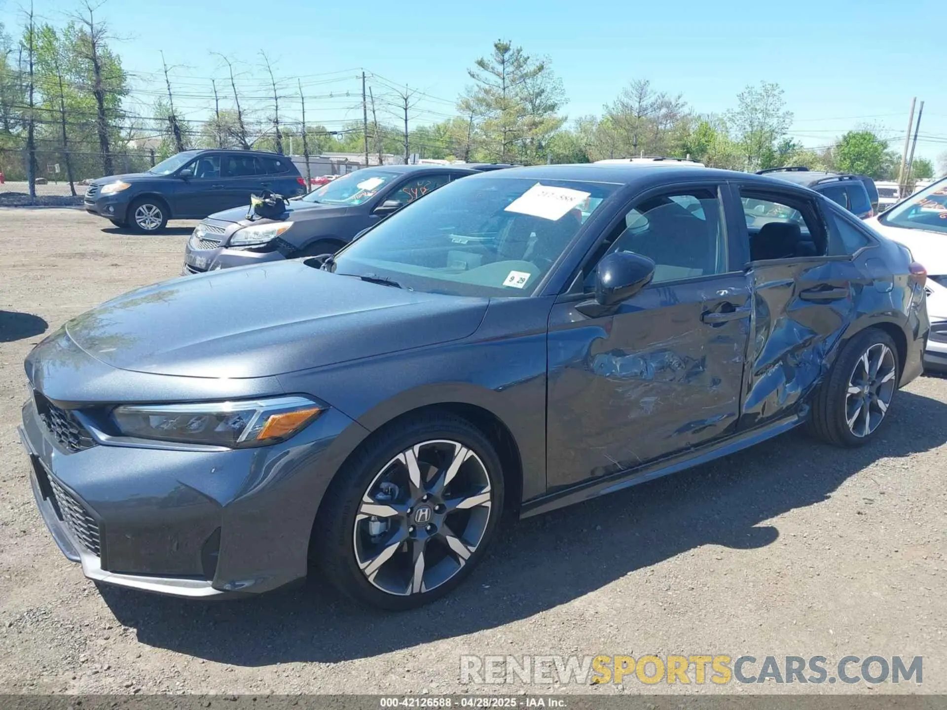 2 Photograph of a damaged car 2HGFE4F81SH303403 HONDA CIVIC  HYBRID 2025