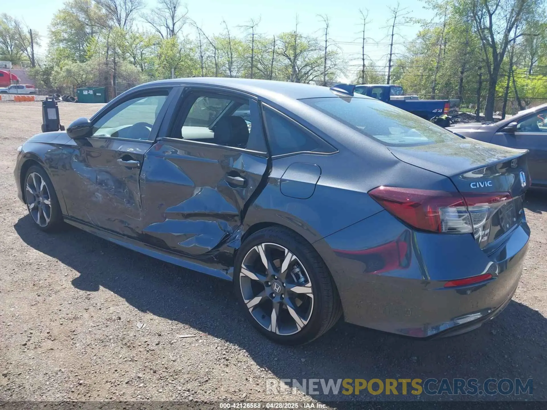 3 Photograph of a damaged car 2HGFE4F81SH303403 HONDA CIVIC  HYBRID 2025