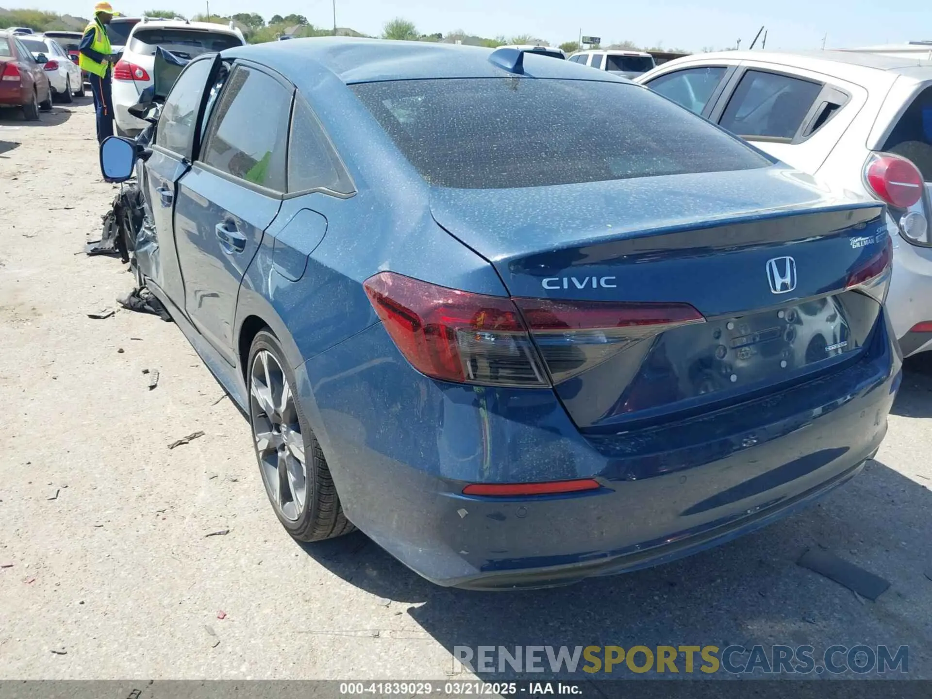 3 Photograph of a damaged car 2HGFE4F81SH321500 HONDA CIVIC  HYBRID 2025