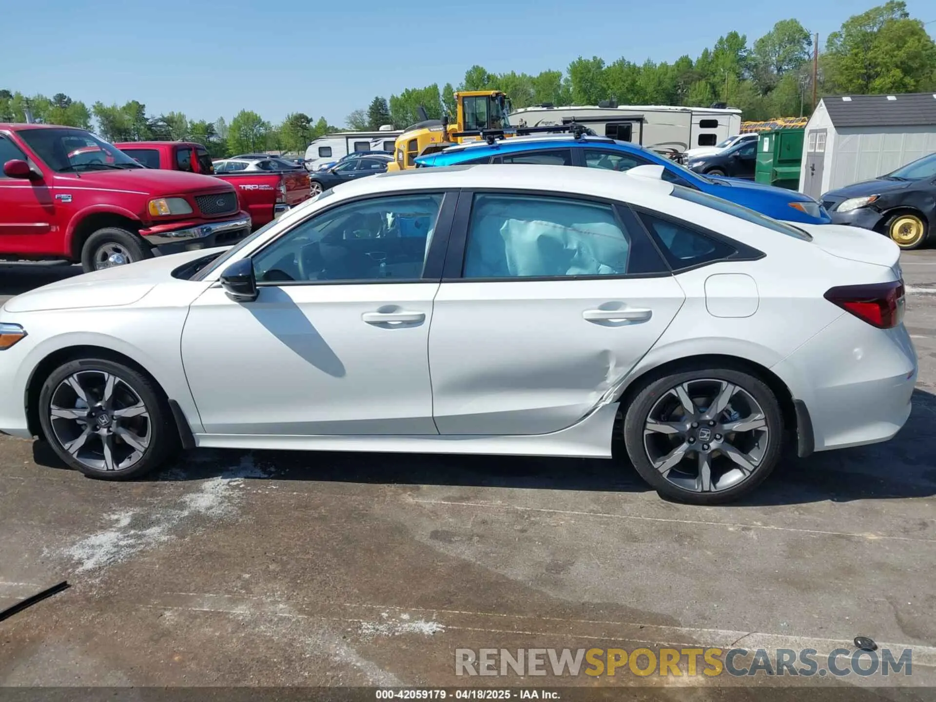14 Photograph of a damaged car 2HGFE4F81SH326664 HONDA CIVIC  HYBRID 2025