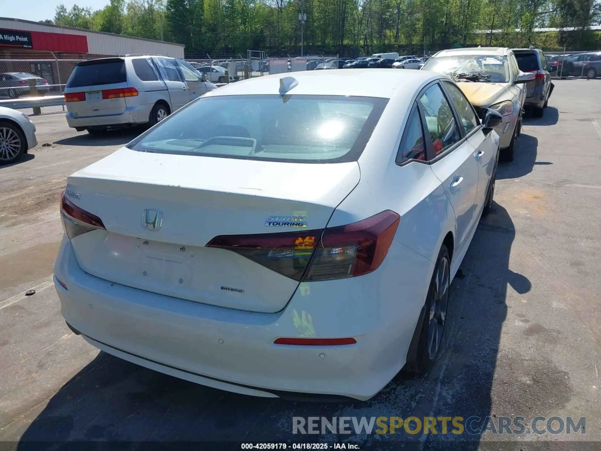 4 Photograph of a damaged car 2HGFE4F81SH326664 HONDA CIVIC  HYBRID 2025