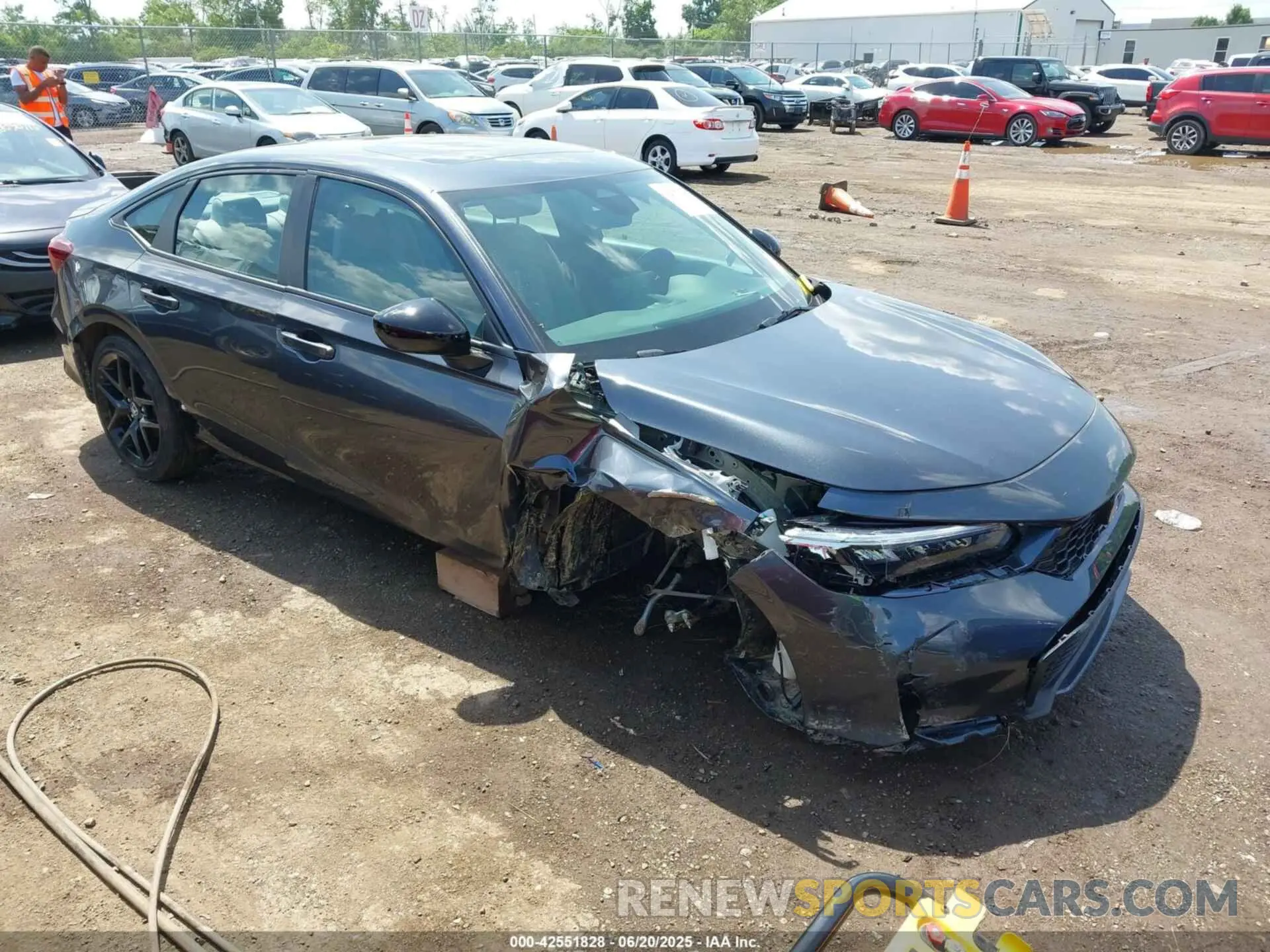 1 Photograph of a damaged car 2HGFE4F82SH311946 HONDA CIVIC HYBRID 2025