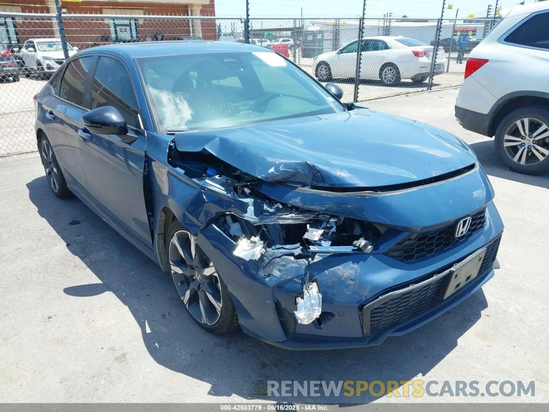 6 Photograph of a damaged car 2HGFE4F82SH318864 HONDA CIVIC HYBRID 2025