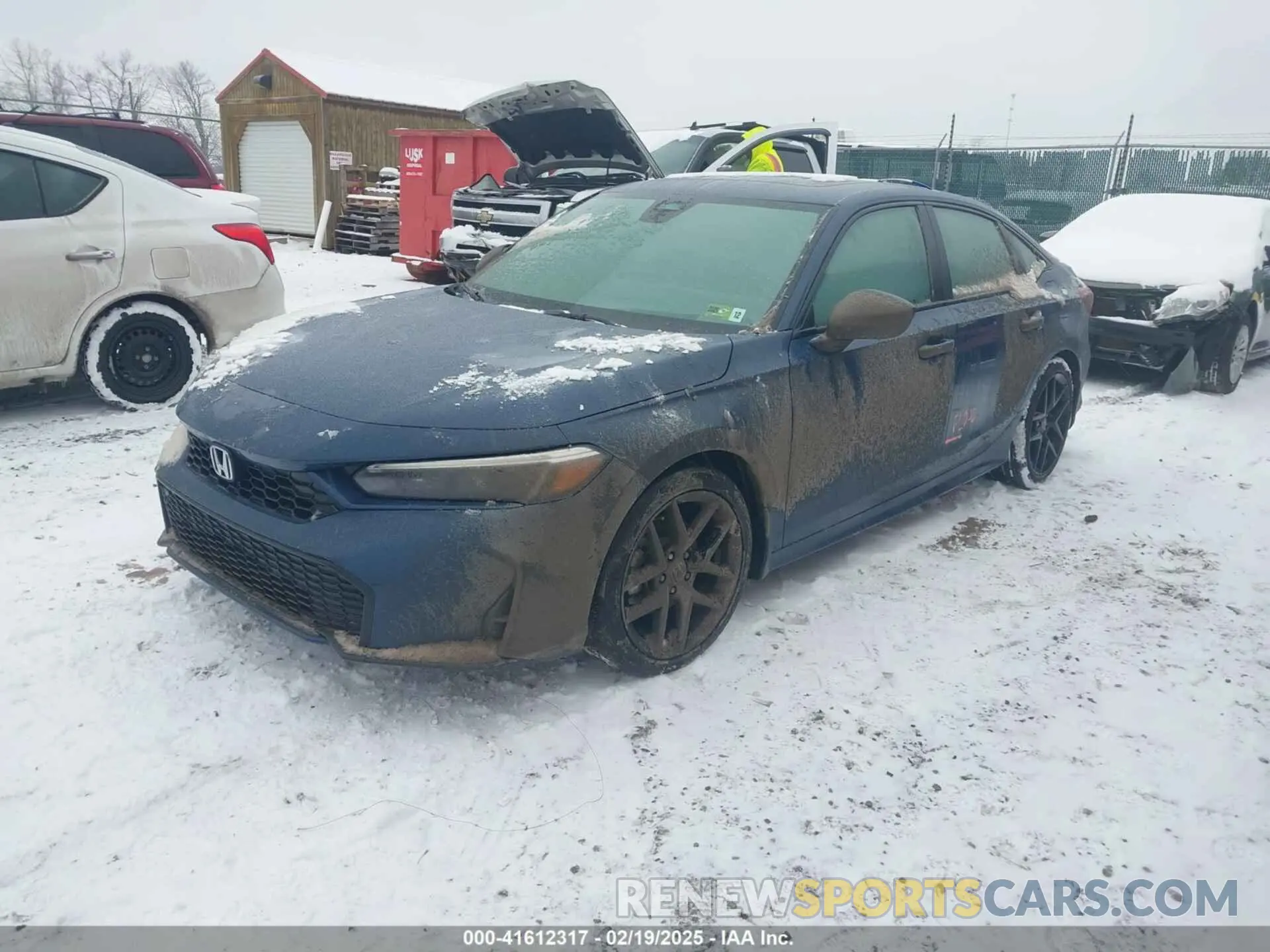 2 Photograph of a damaged car 2HGFE4F82SH320162 HONDA CIVIC  HYBRID 2025