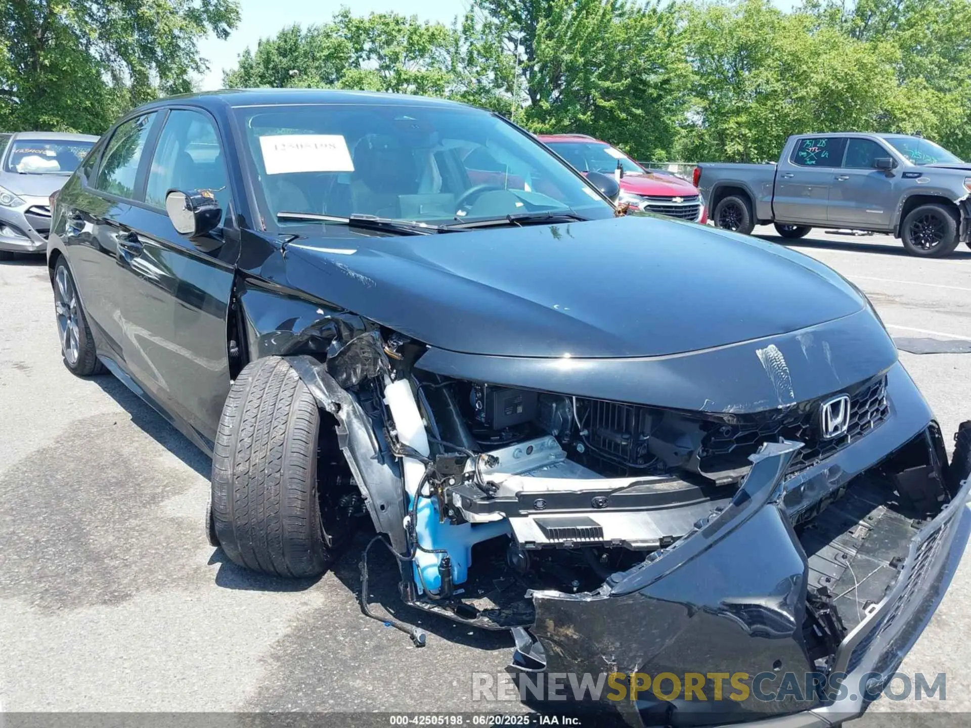 1 Photograph of a damaged car 2HGFE4F83SH340324 HONDA CIVIC HYBRID 2025