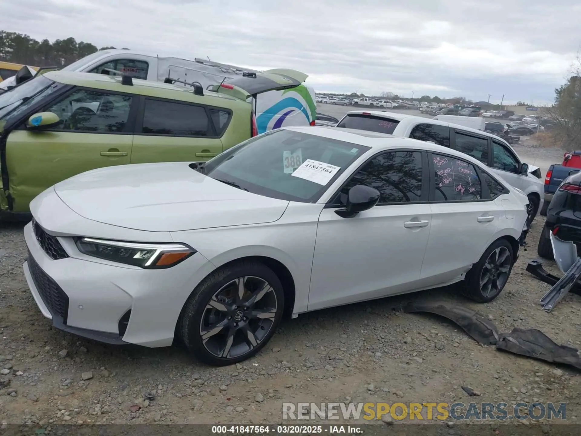 14 Photograph of a damaged car 2HGFE4F84SH318803 HONDA CIVIC  HYBRID 2025