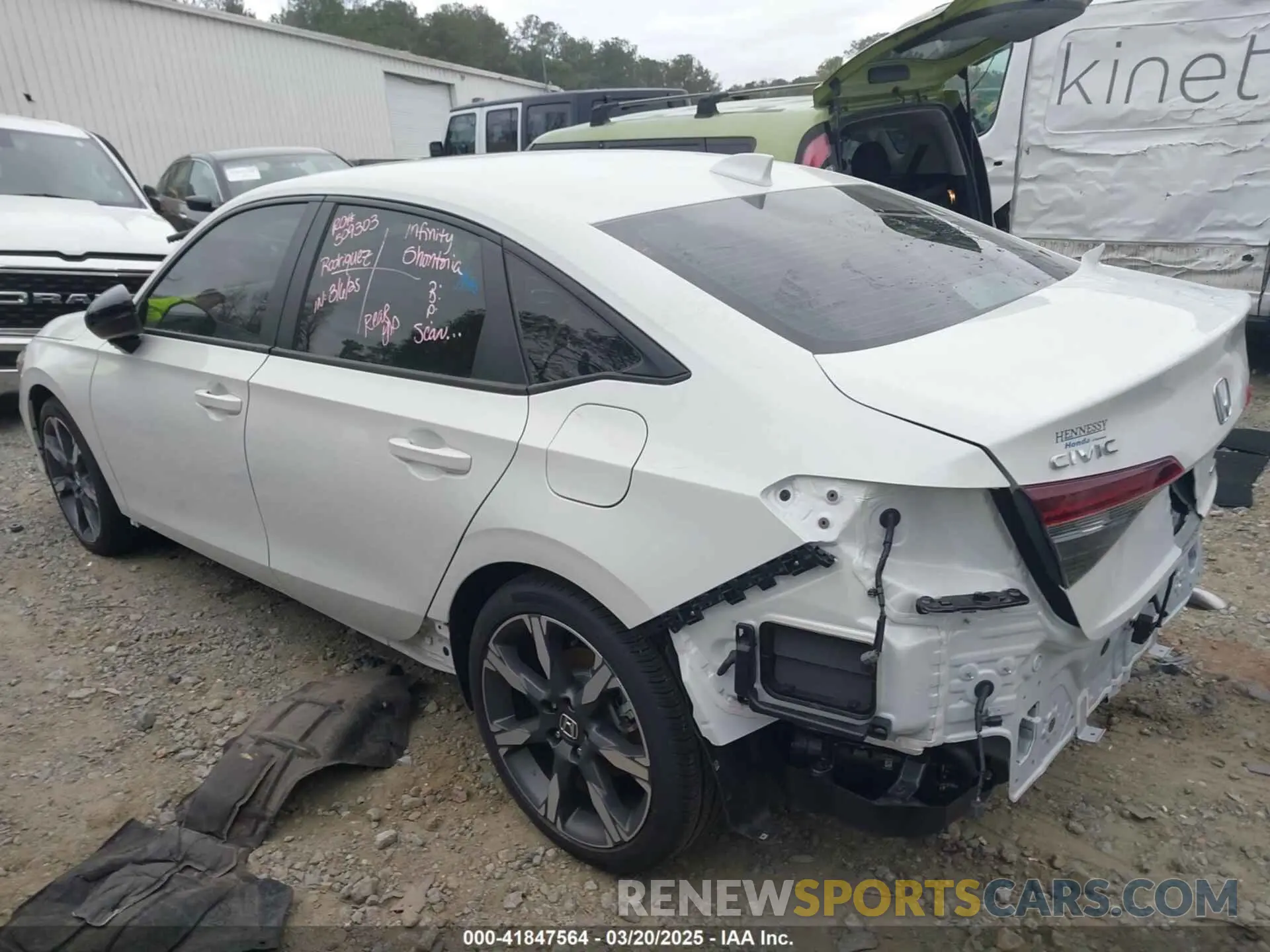 3 Photograph of a damaged car 2HGFE4F84SH318803 HONDA CIVIC  HYBRID 2025