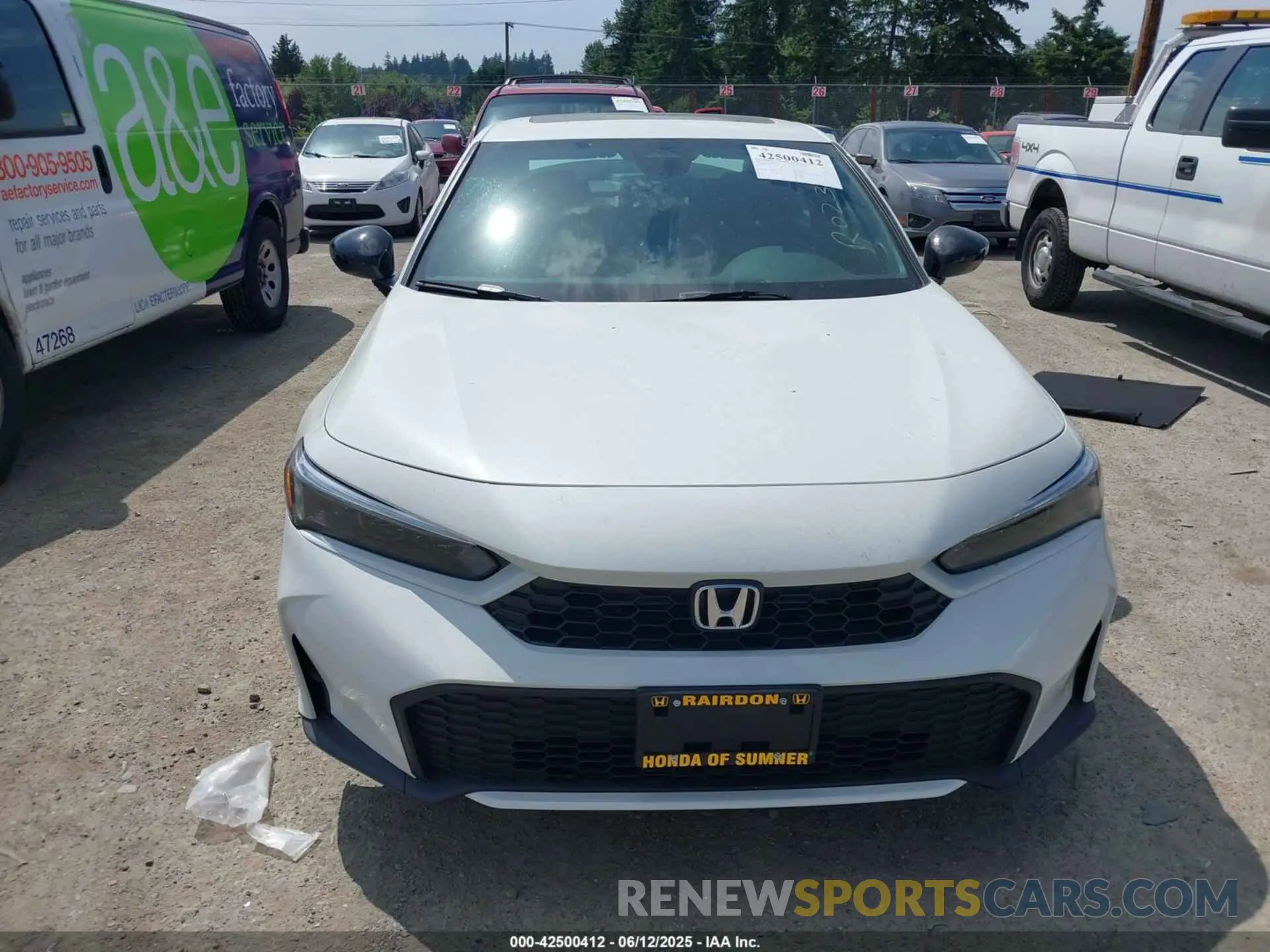 12 Photograph of a damaged car 2HGFE4F84SH332507 HONDA CIVIC HYBRID 2025
