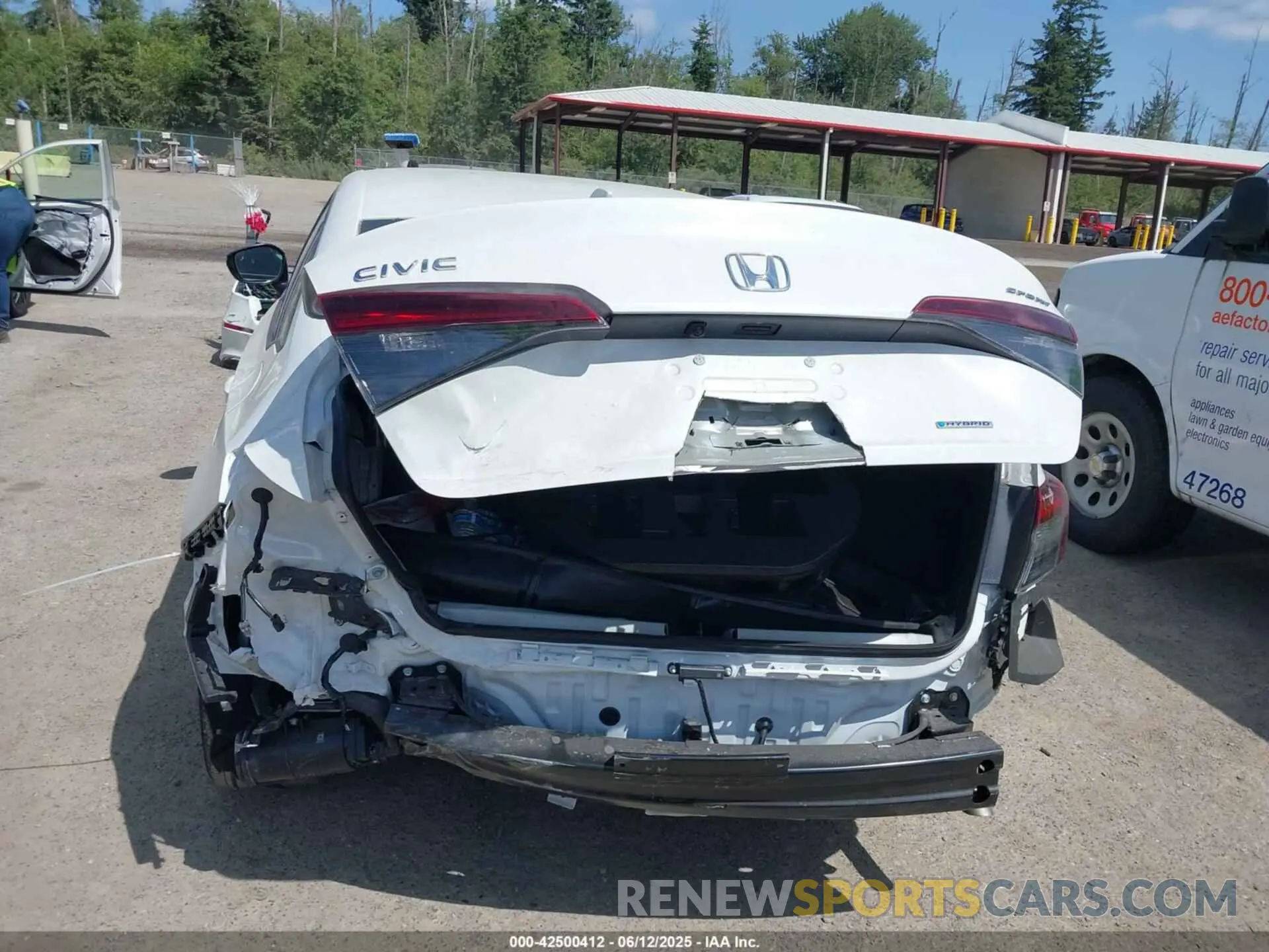 16 Photograph of a damaged car 2HGFE4F84SH332507 HONDA CIVIC HYBRID 2025