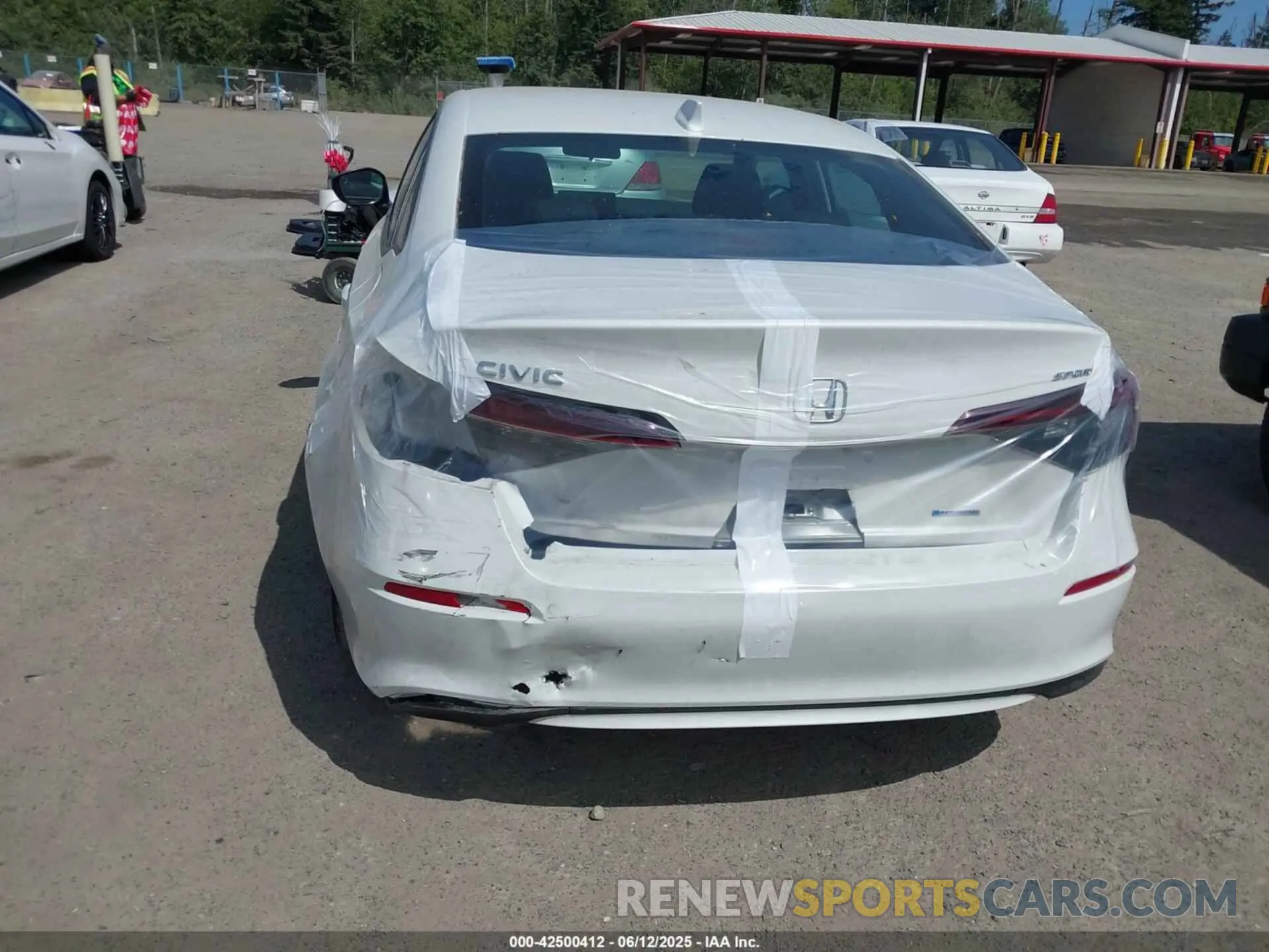 21 Photograph of a damaged car 2HGFE4F84SH332507 HONDA CIVIC HYBRID 2025