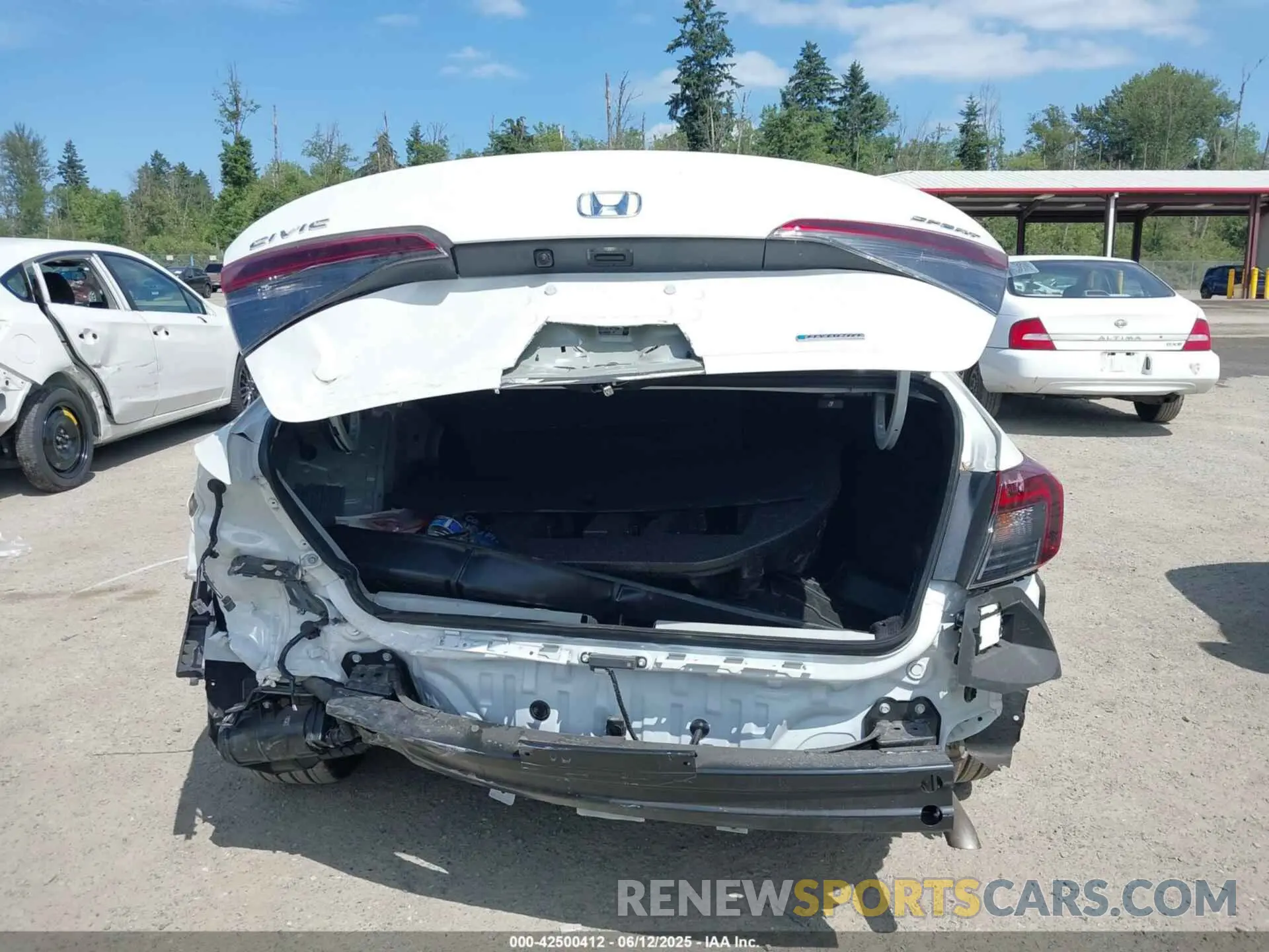 6 Photograph of a damaged car 2HGFE4F84SH332507 HONDA CIVIC HYBRID 2025