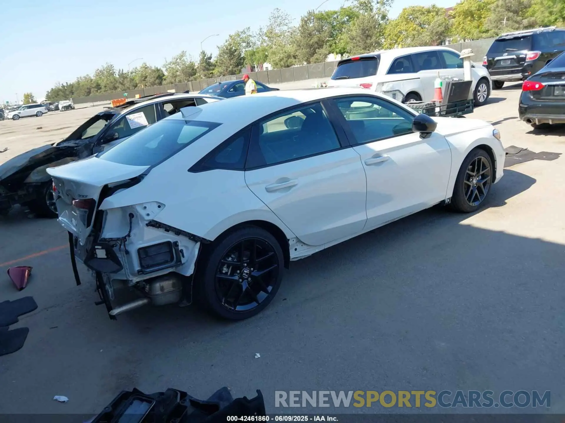4 Photograph of a damaged car 2HGFE4F85SH322181 HONDA CIVIC HYBRID 2025
