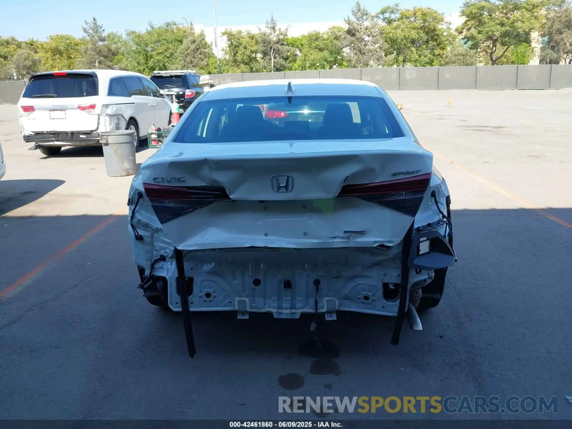 6 Photograph of a damaged car 2HGFE4F85SH322181 HONDA CIVIC HYBRID 2025