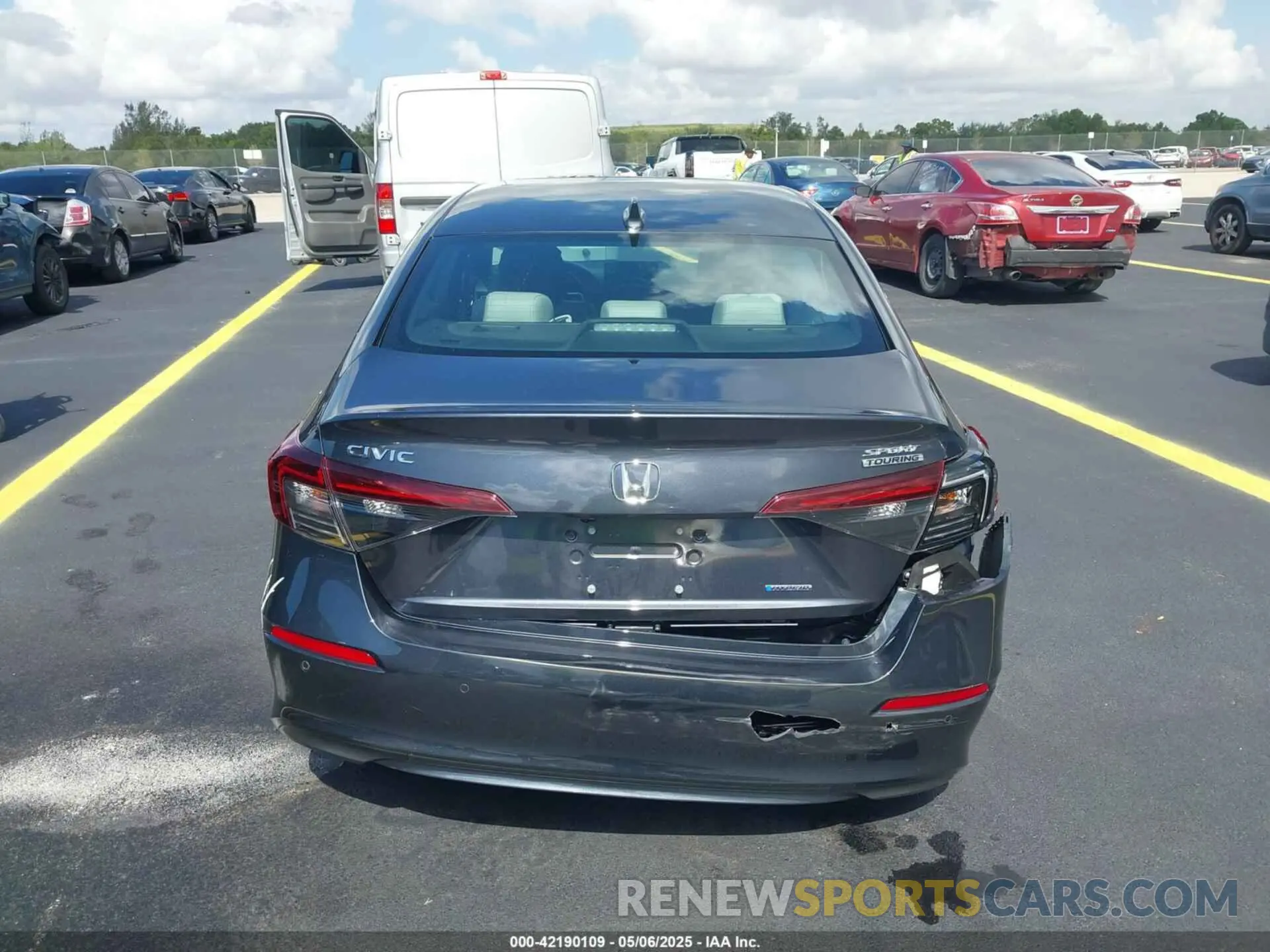 16 Photograph of a damaged car 2HGFE4F85SH330507 HONDA CIVIC  HYBRID 2025