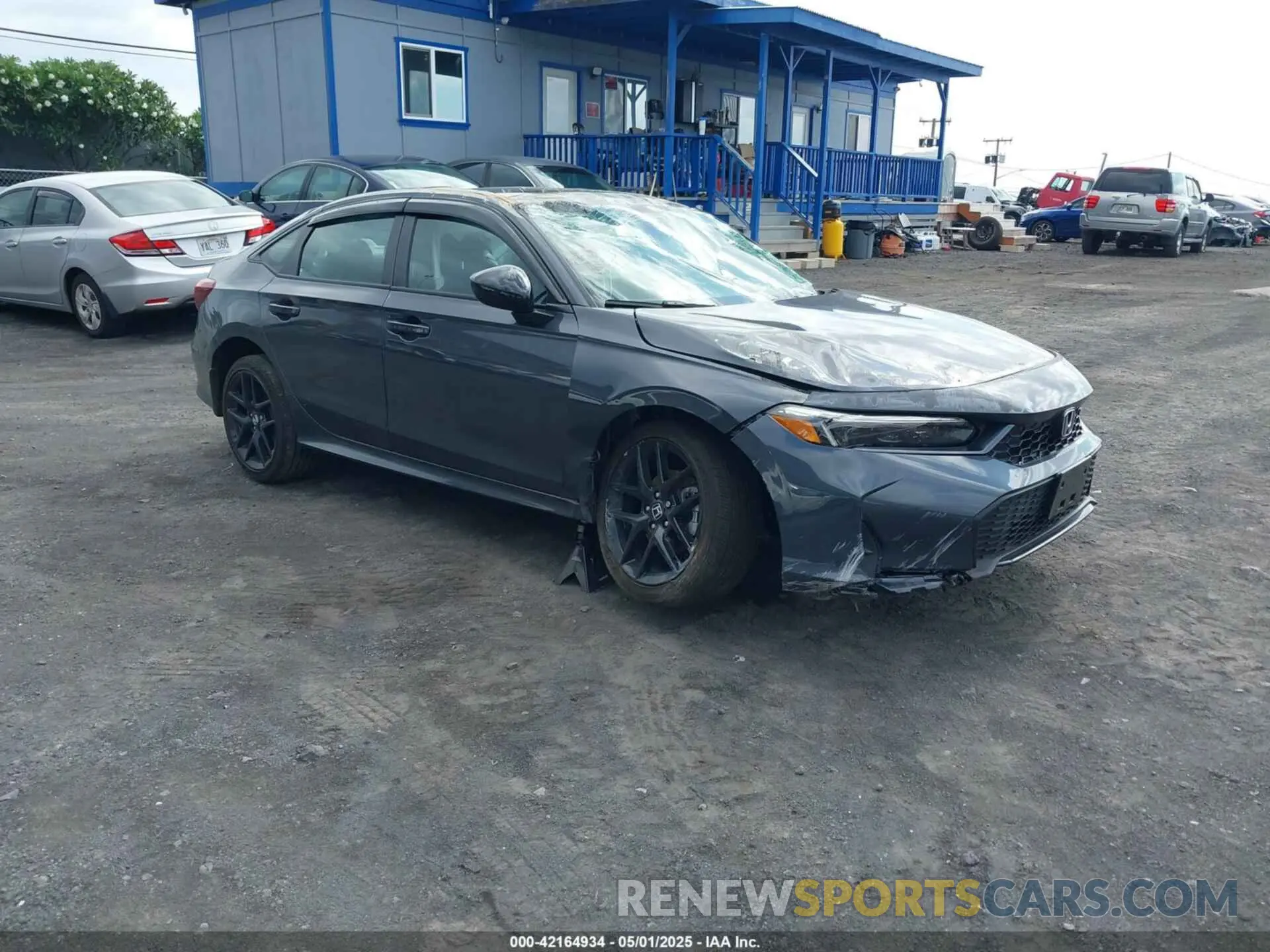 1 Photograph of a damaged car 2HGFE4F86SH302702 HONDA CIVIC  HYBRID 2025