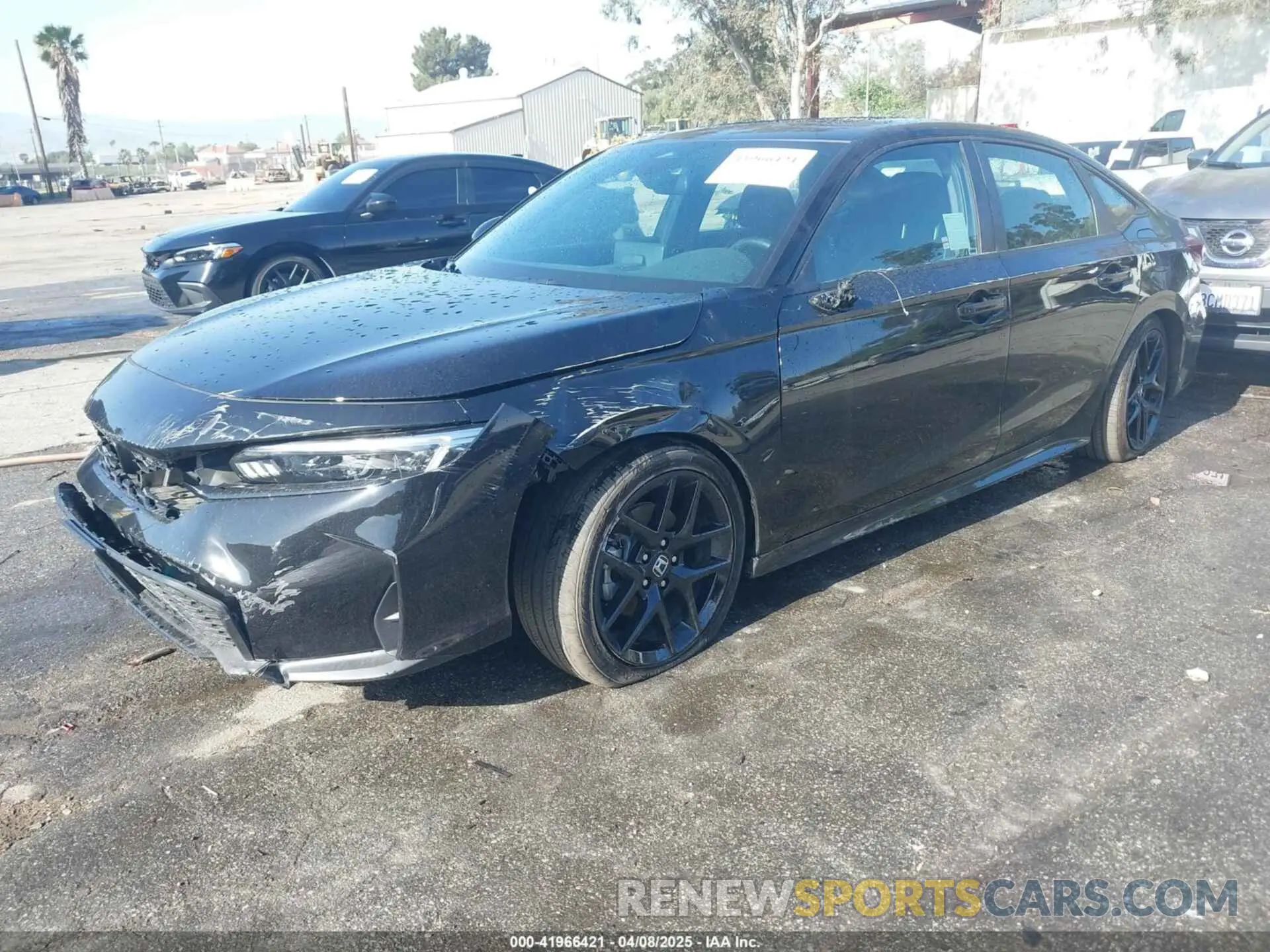 2 Photograph of a damaged car 2HGFE4F86SH322626 HONDA CIVIC  HYBRID 2025