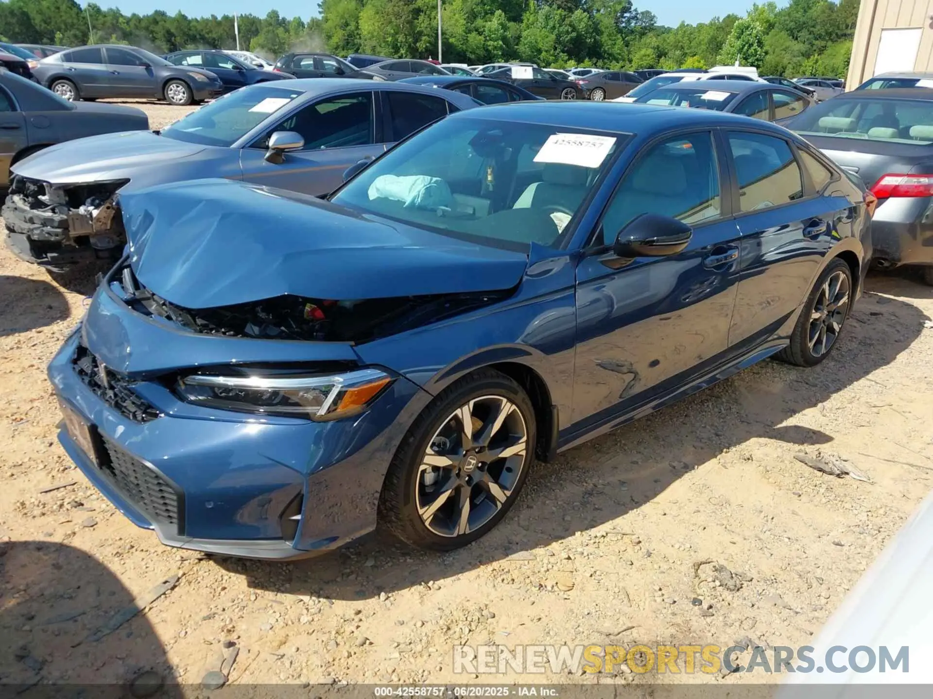 2 Photograph of a damaged car 2HGFE4F86SH348076 HONDA CIVIC HYBRID 2025