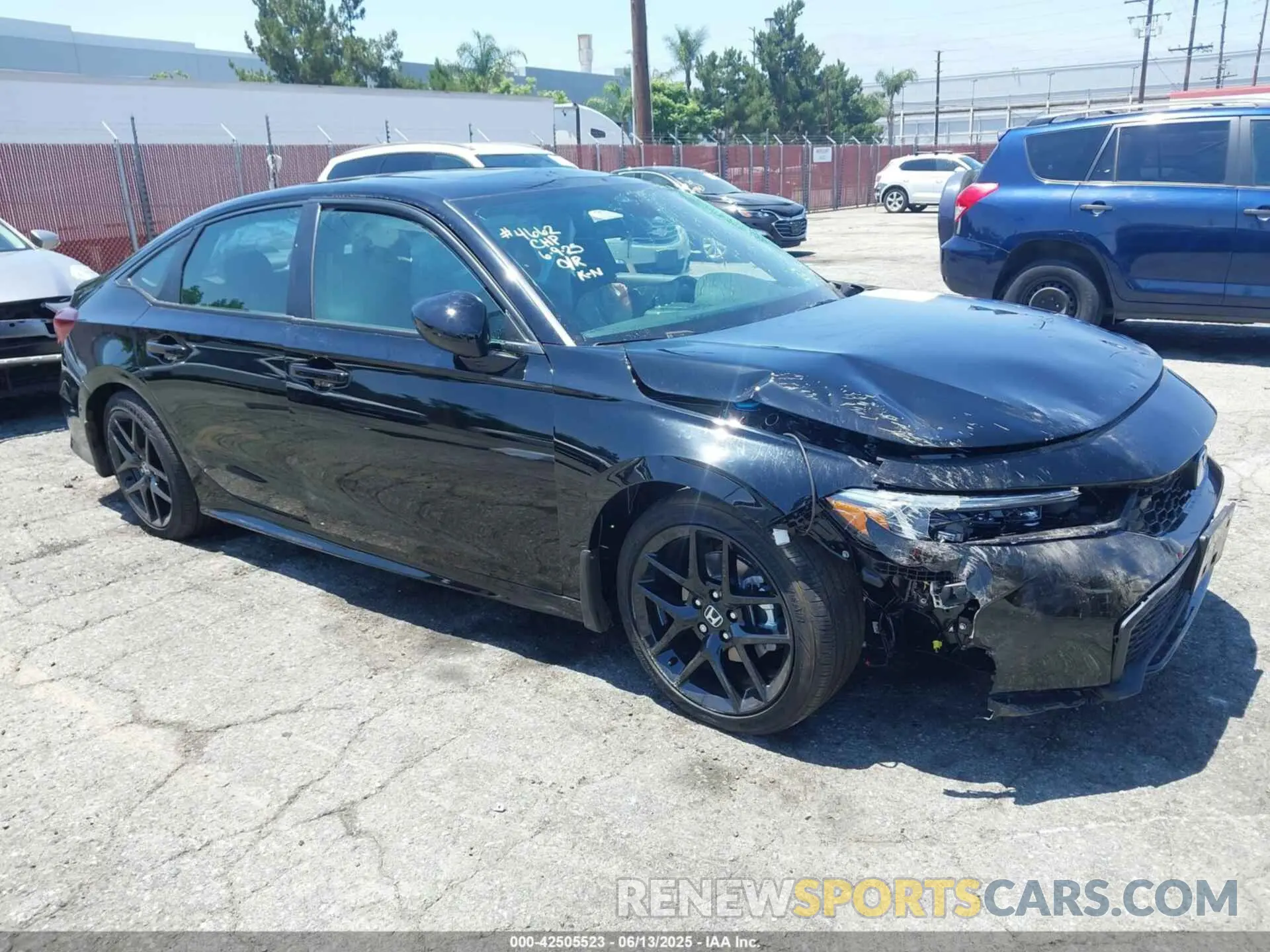 1 Photograph of a damaged car 2HGFE4F86SH350104 HONDA CIVIC HYBRID 2025