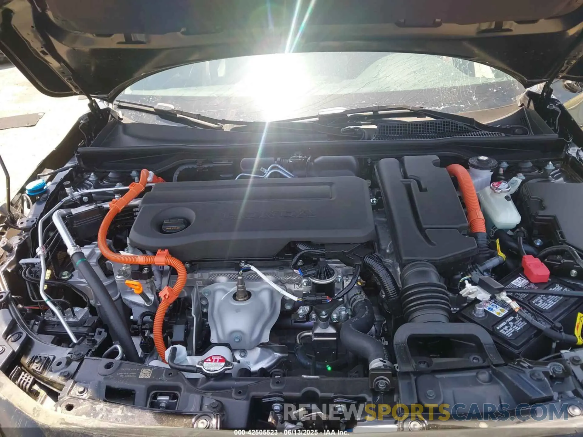 10 Photograph of a damaged car 2HGFE4F86SH350104 HONDA CIVIC HYBRID 2025