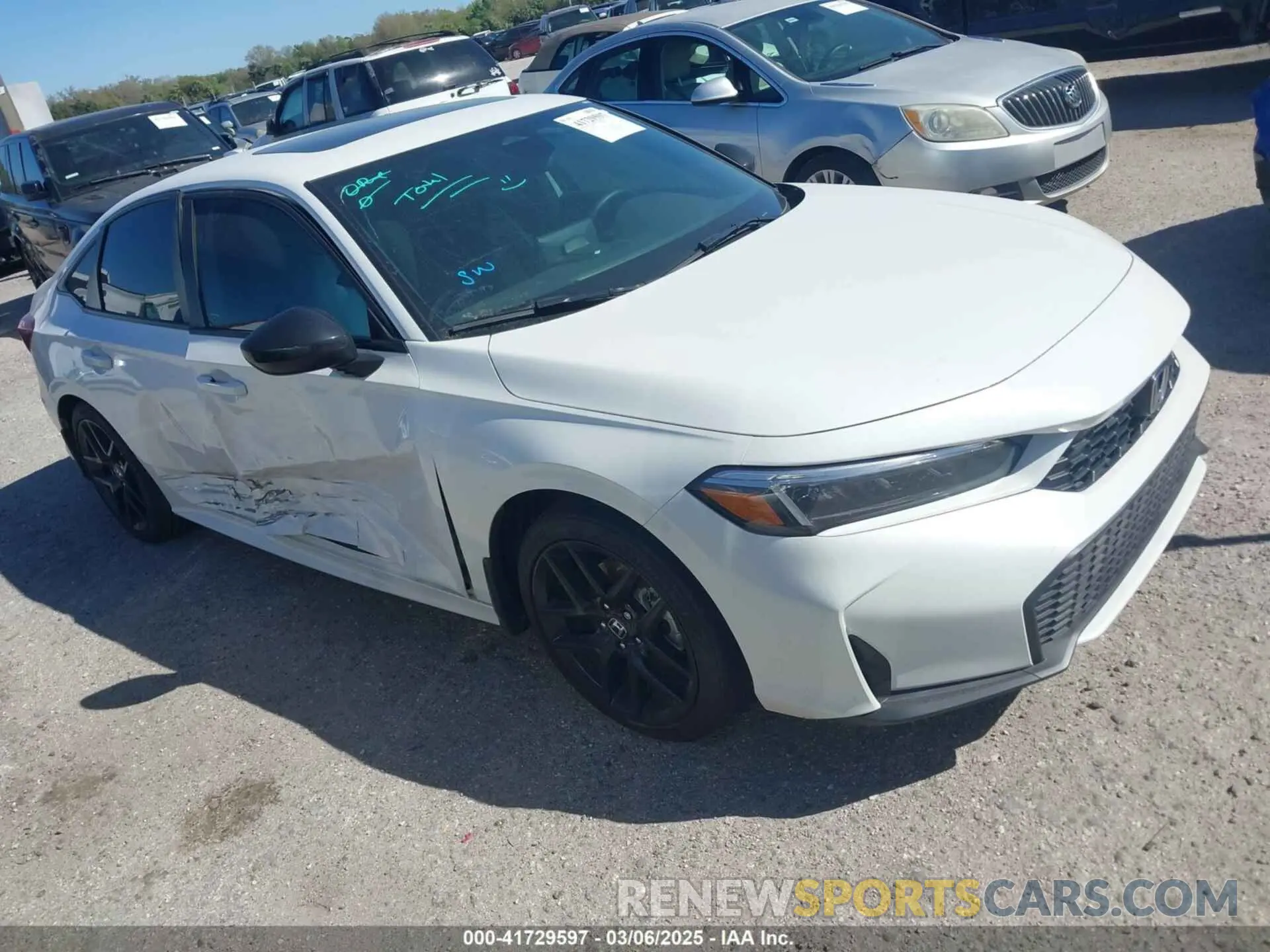 1 Photograph of a damaged car 2HGFE4F87SH301266 HONDA CIVIC  HYBRID 2025