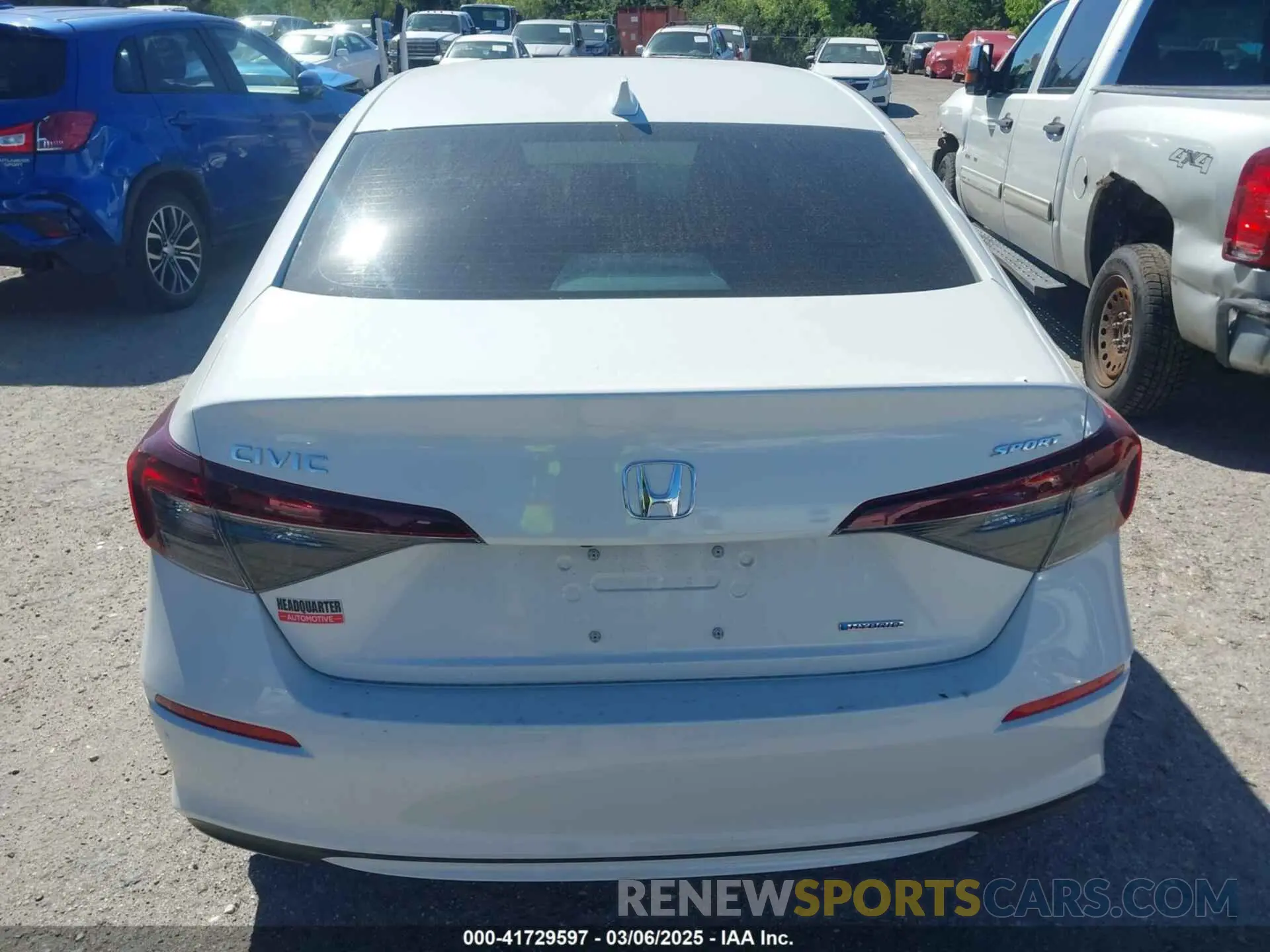 16 Photograph of a damaged car 2HGFE4F87SH301266 HONDA CIVIC  HYBRID 2025