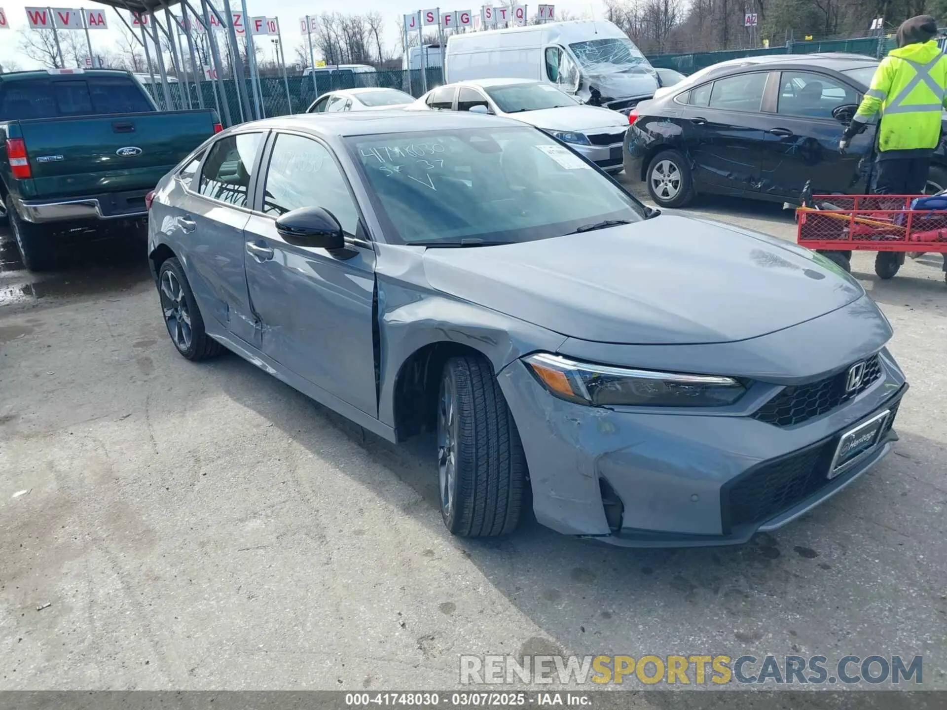 1 Photograph of a damaged car 2HGFE4F87SH325177 HONDA CIVIC  HYBRID 2025