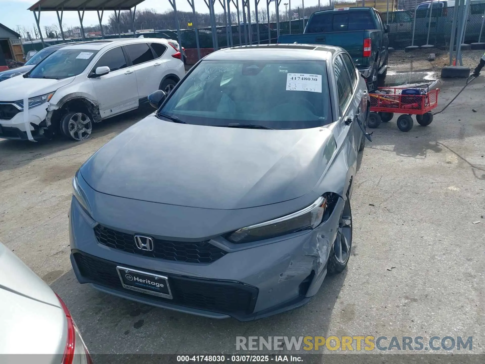 12 Photograph of a damaged car 2HGFE4F87SH325177 HONDA CIVIC  HYBRID 2025