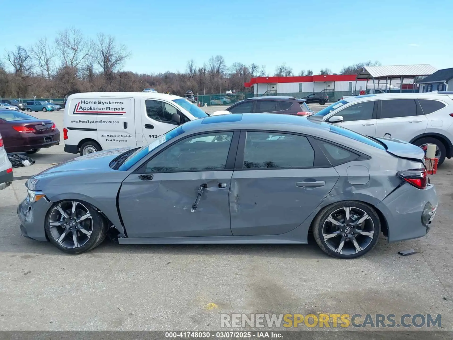 14 Photograph of a damaged car 2HGFE4F87SH325177 HONDA CIVIC  HYBRID 2025