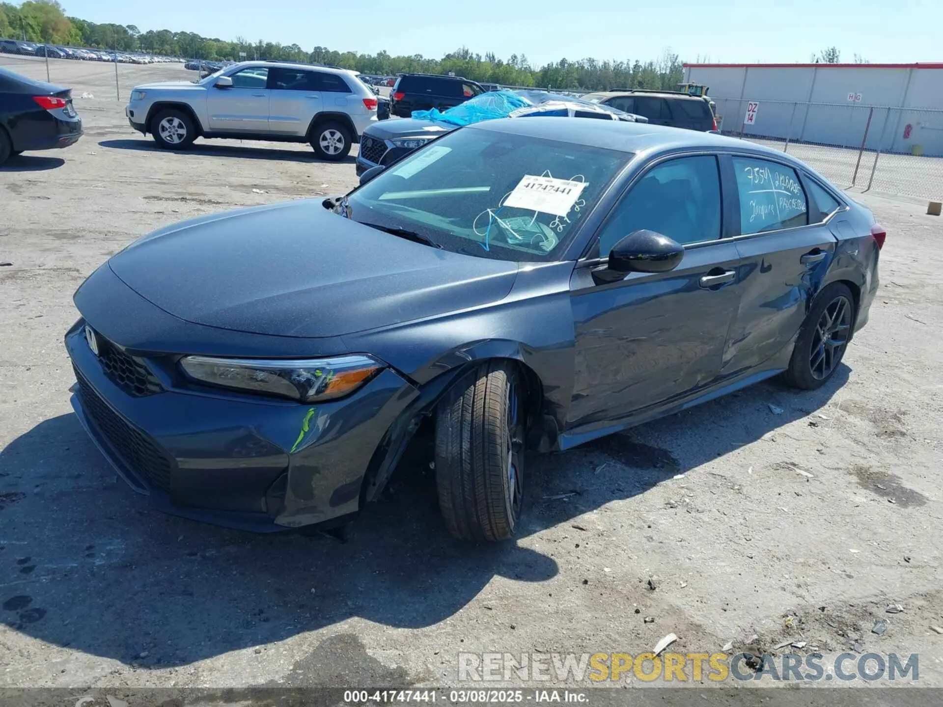 2 Photograph of a damaged car 2HGFE4F87SH329326 HONDA CIVIC  HYBRID 2025