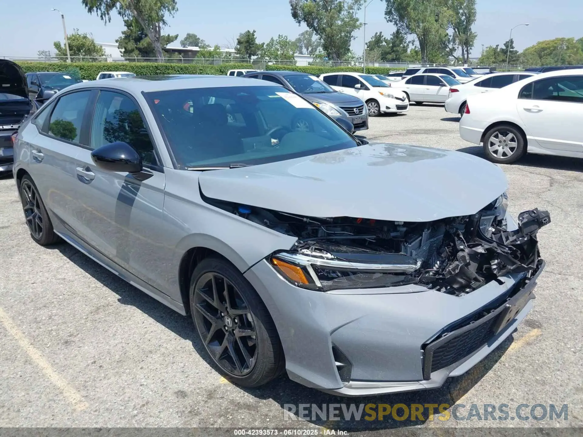 1 Photograph of a damaged car 2HGFE4F87SH332842 HONDA CIVIC HYBRID 2025