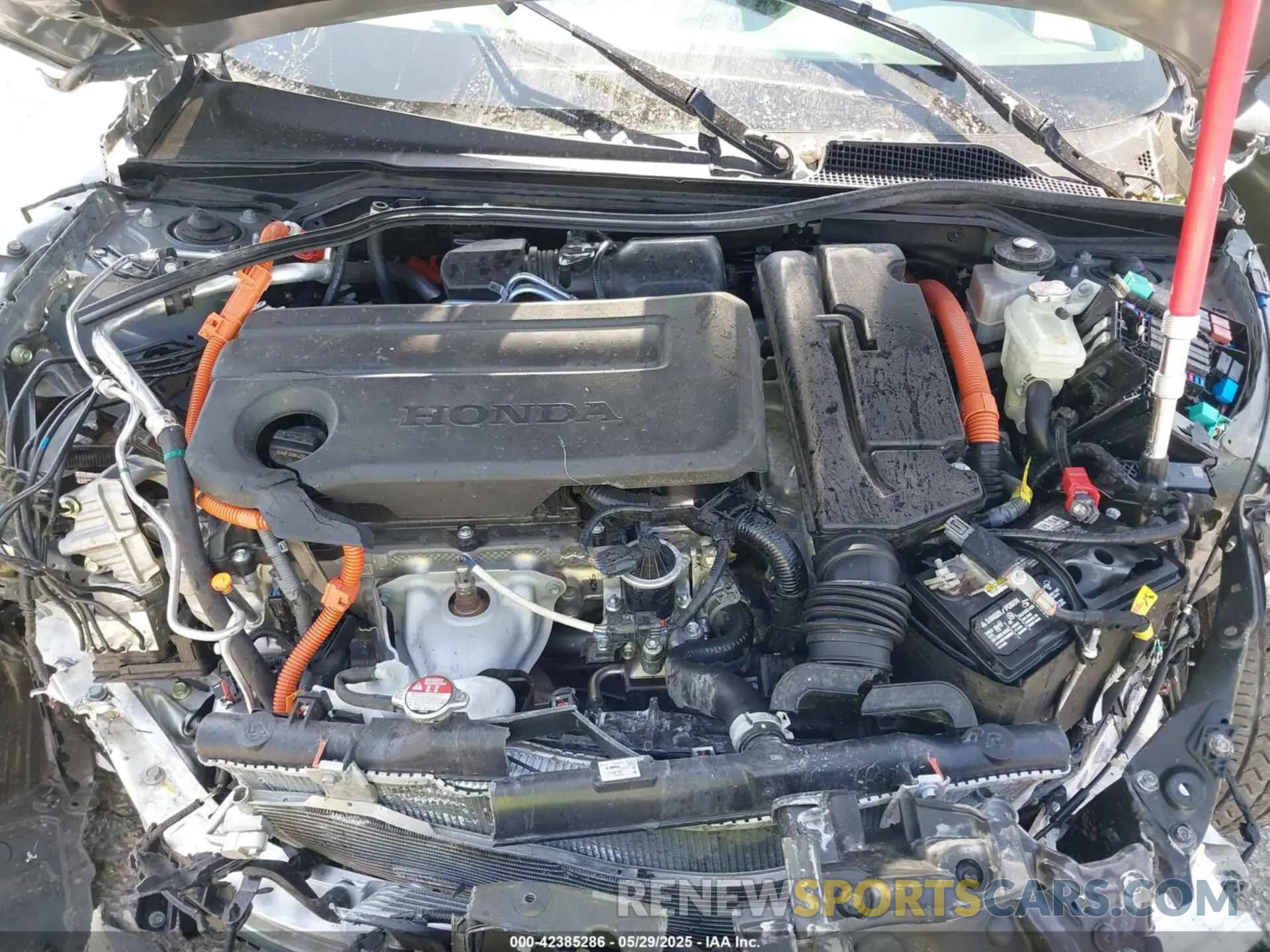 10 Photograph of a damaged car 2HGFE4F88SH302605 HONDA CIVIC HYBRID 2025