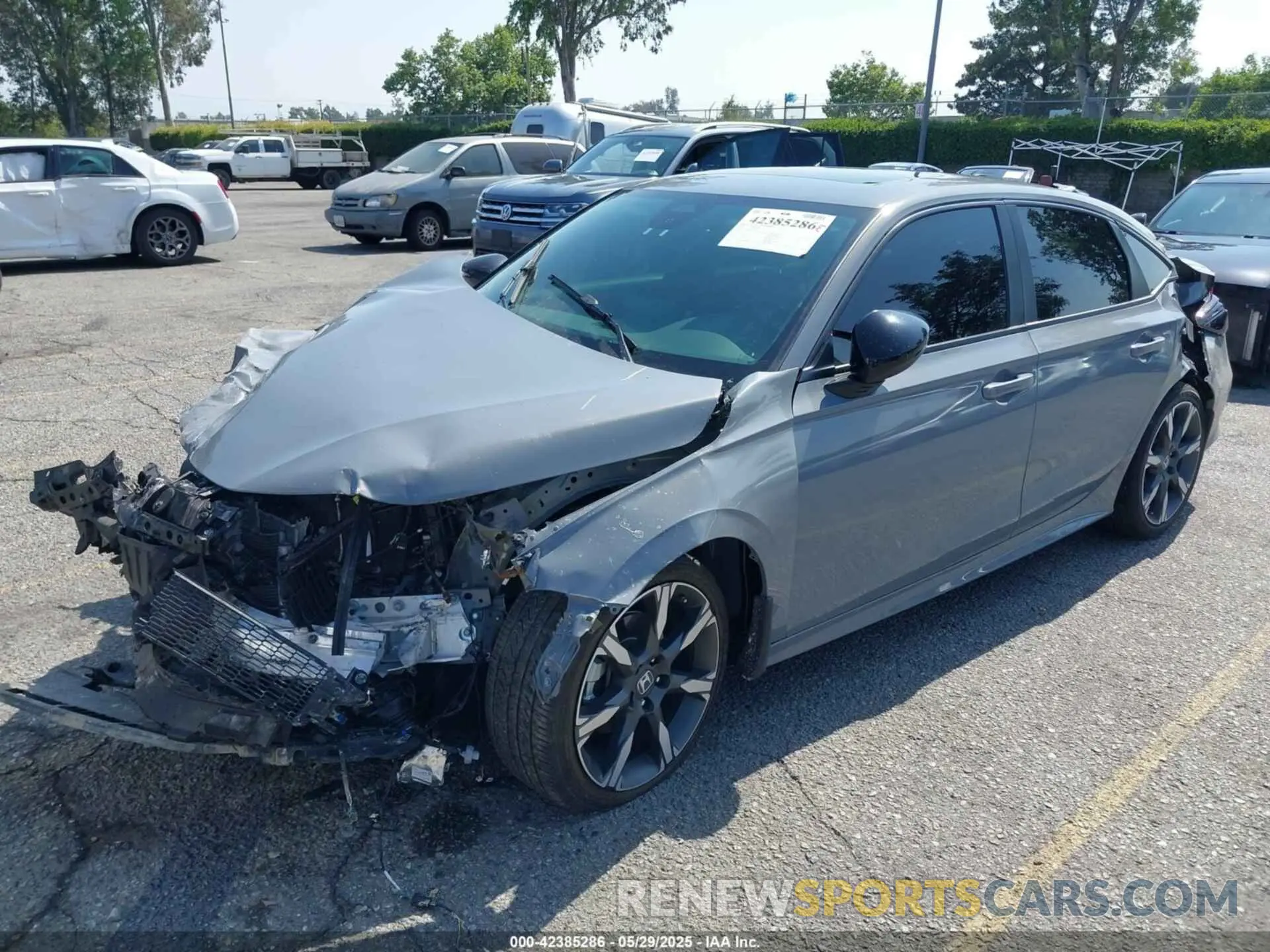 2 Photograph of a damaged car 2HGFE4F88SH302605 HONDA CIVIC HYBRID 2025