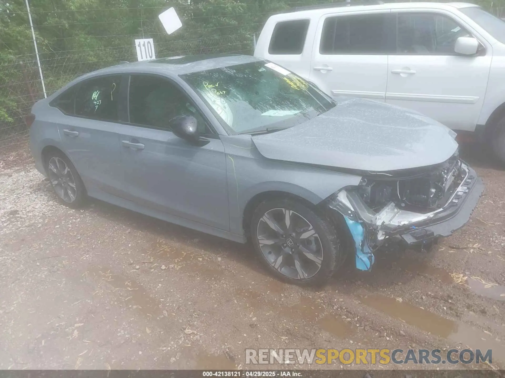 1 Photograph of a damaged car 2HGFE4F88SH314463 HONDA CIVIC  HYBRID 2025