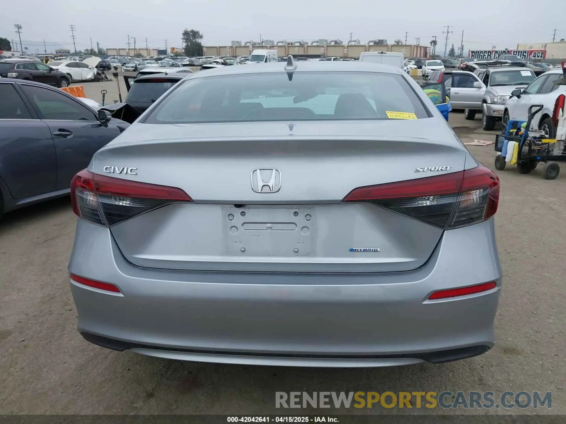 16 Photograph of a damaged car 2HGFE4F88SH317122 HONDA CIVIC  HYBRID 2025