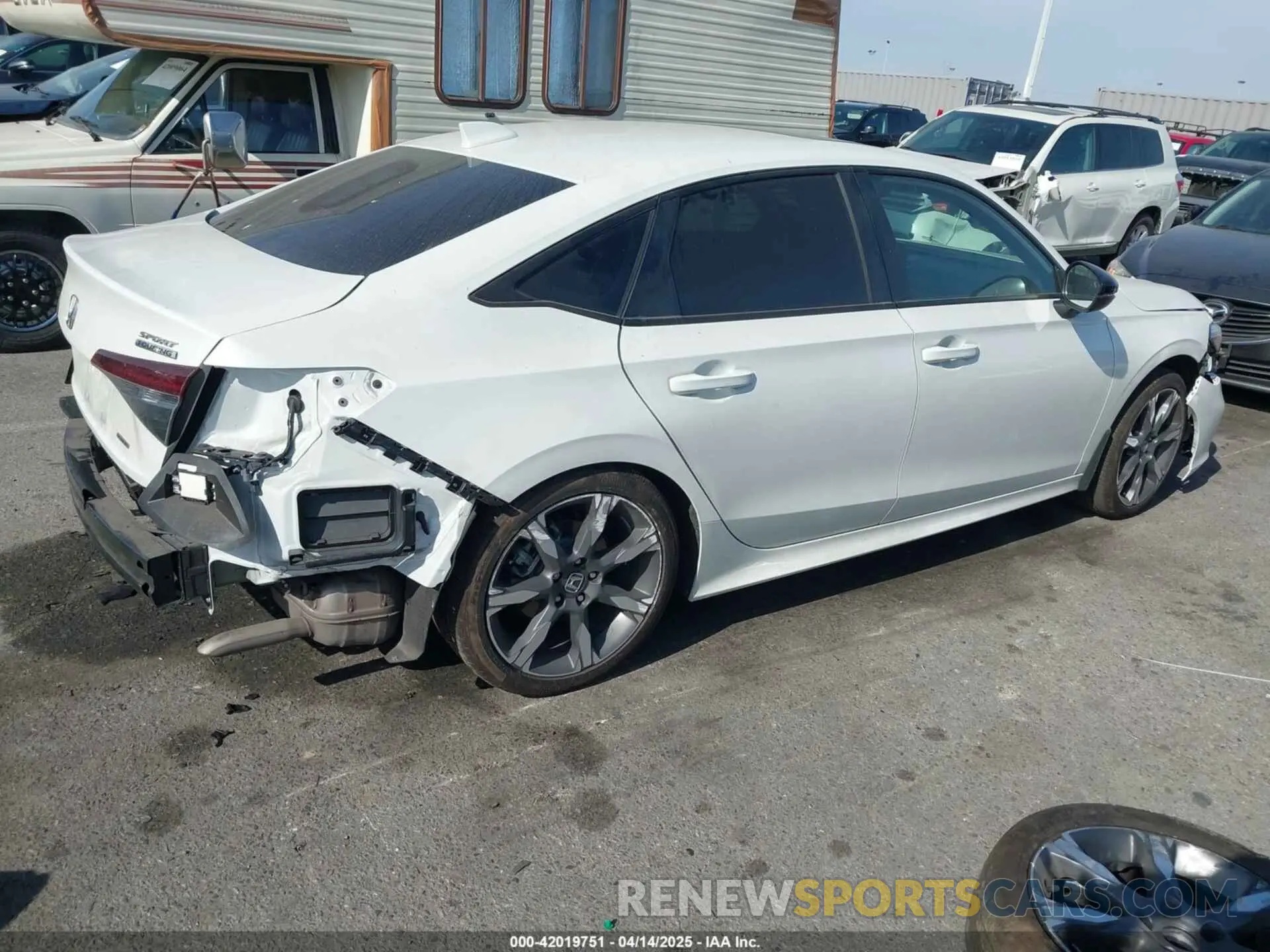 4 Photograph of a damaged car 2HGFE4F88SH318108 HONDA CIVIC  HYBRID 2025