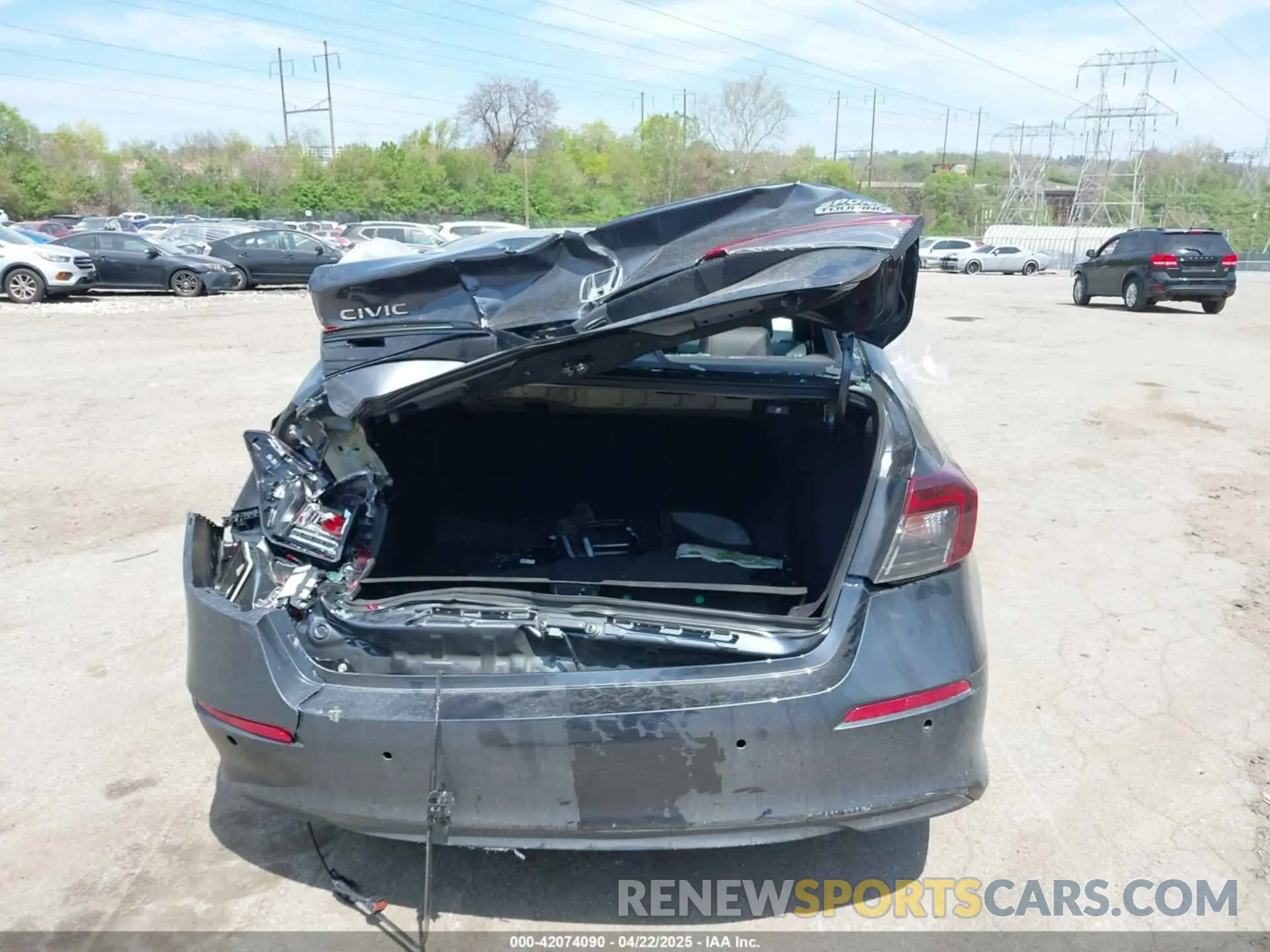 17 Photograph of a damaged car 2HGFE4F88SH321817 HONDA CIVIC  HYBRID 2025