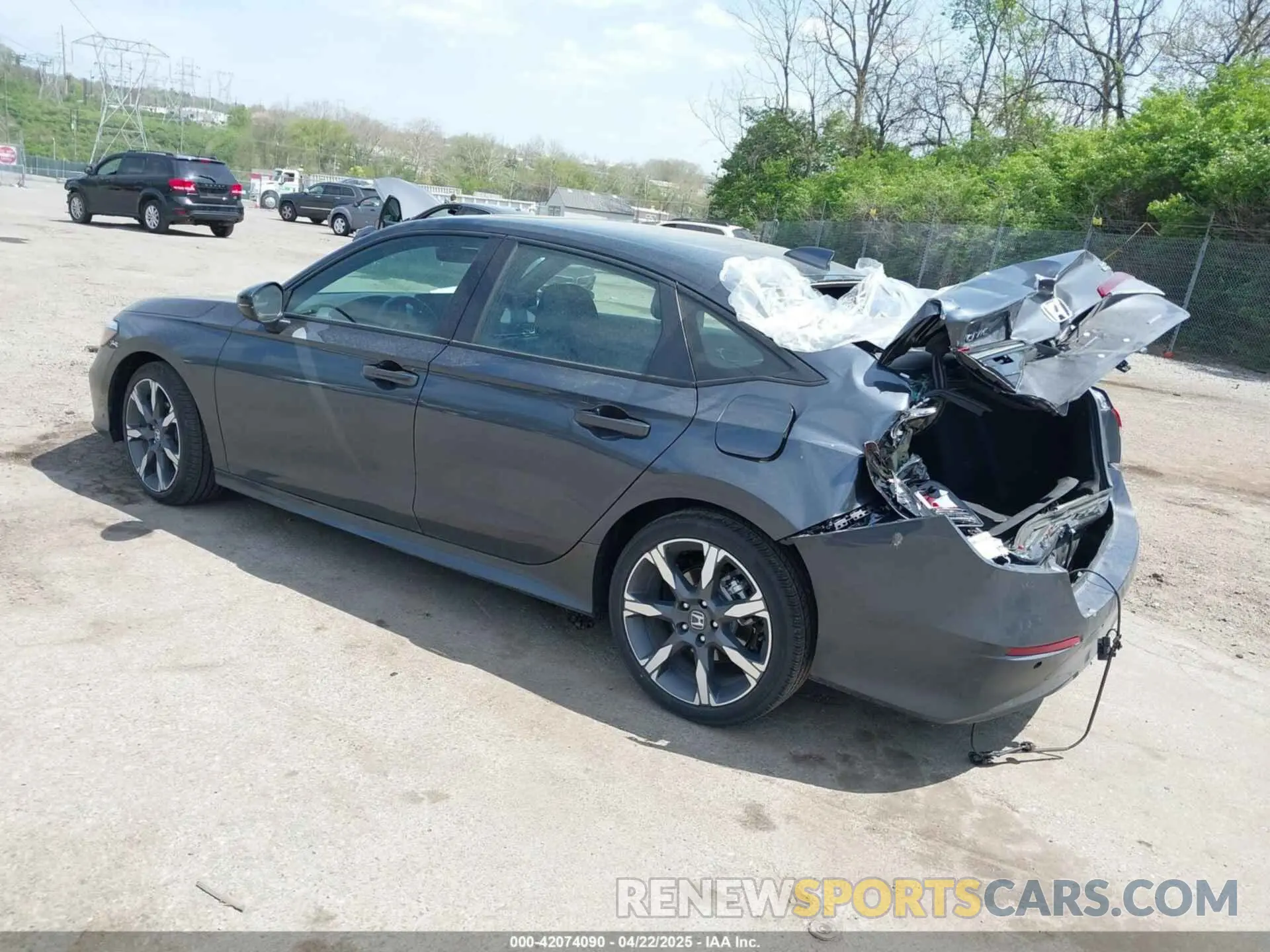 3 Photograph of a damaged car 2HGFE4F88SH321817 HONDA CIVIC  HYBRID 2025