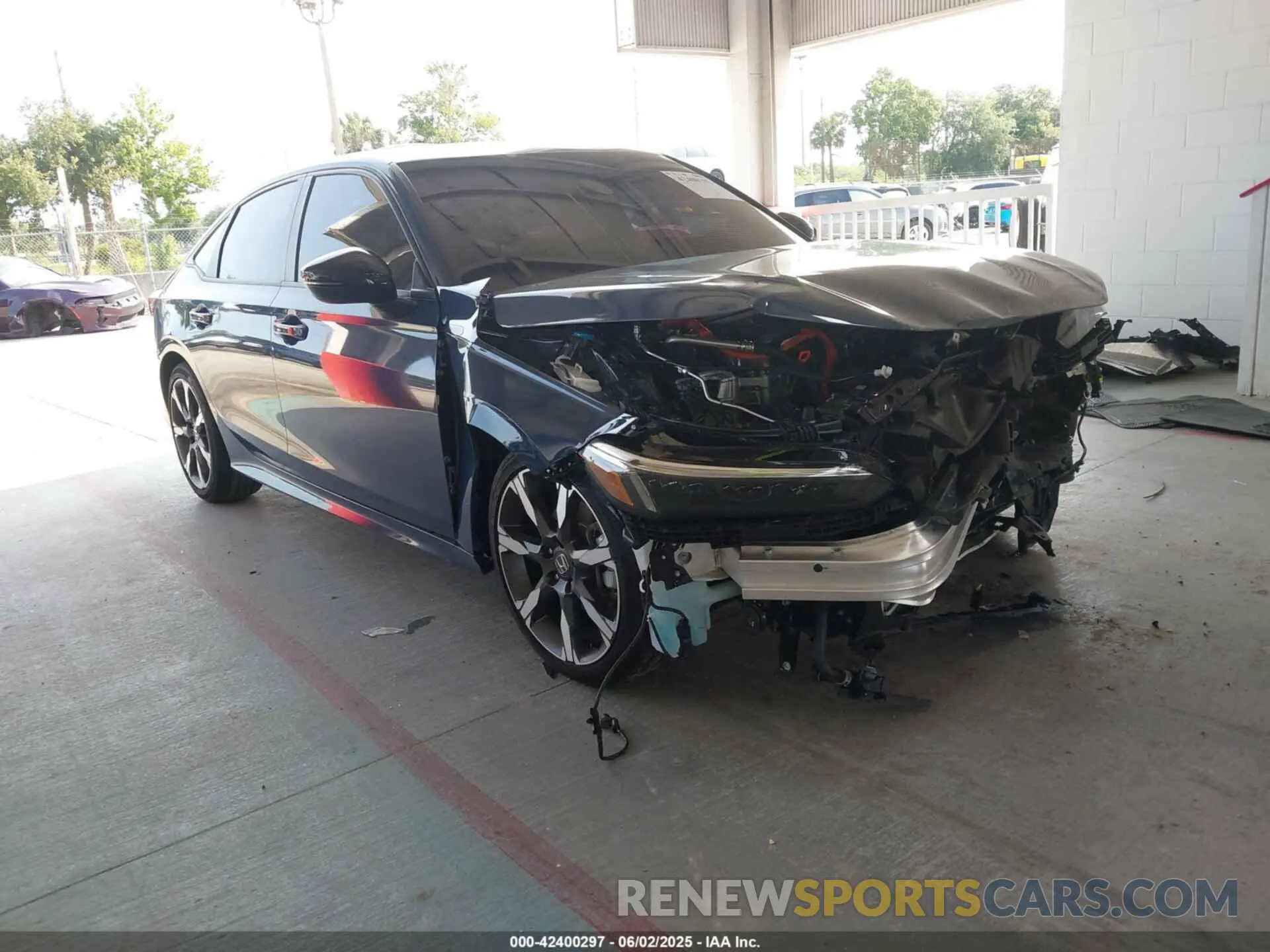 1 Photograph of a damaged car 2HGFE4F88SH323258 HONDA CIVIC HYBRID 2025
