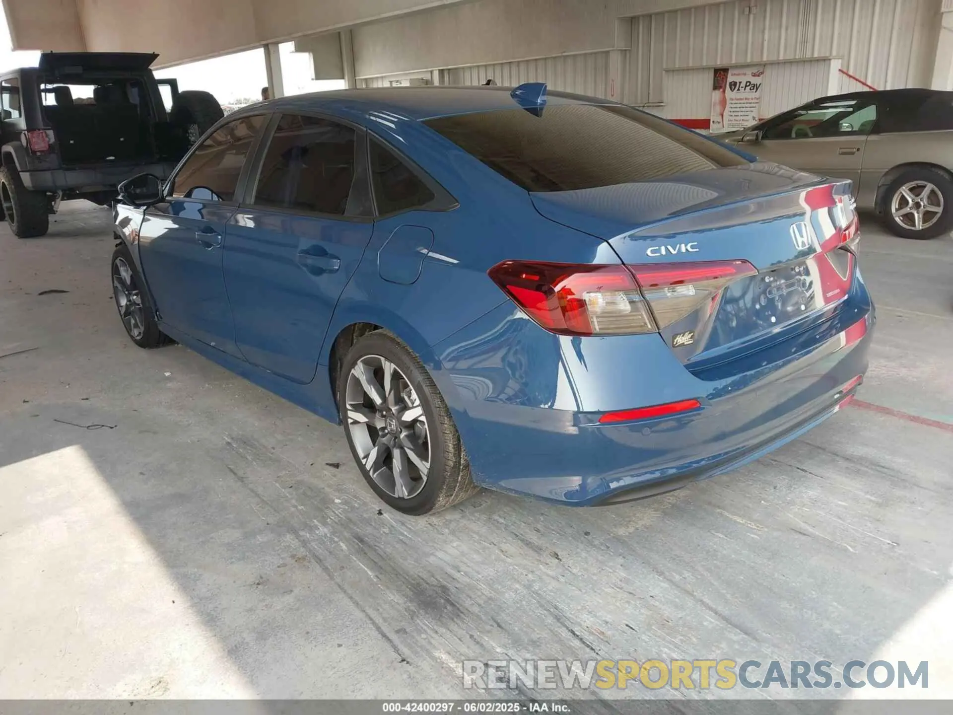 3 Photograph of a damaged car 2HGFE4F88SH323258 HONDA CIVIC HYBRID 2025