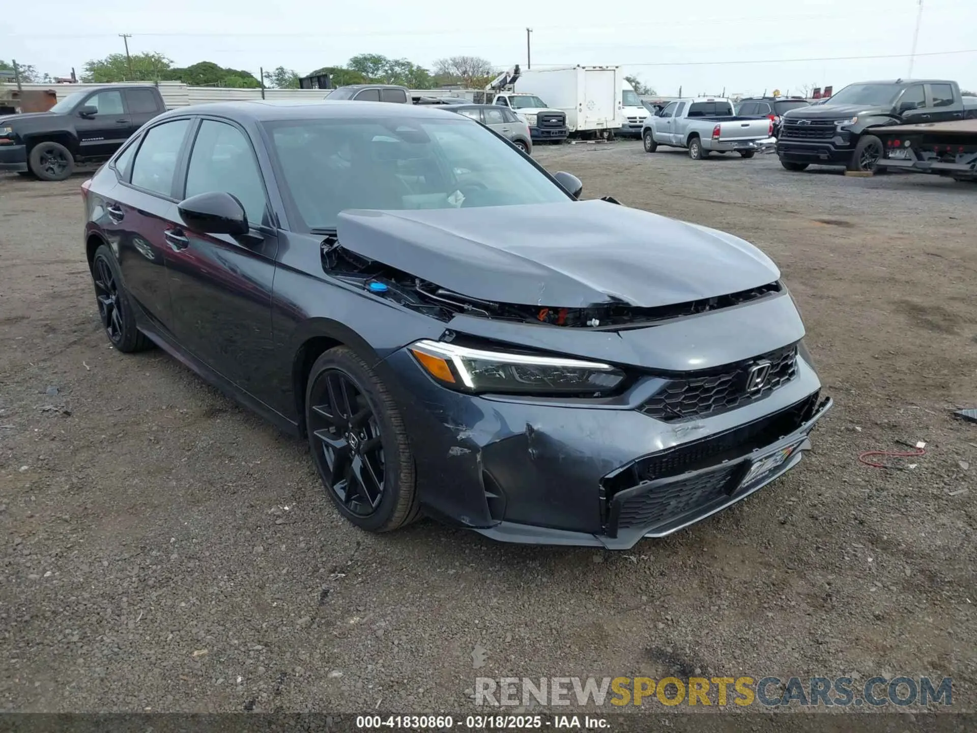 6 Photograph of a damaged car 2HGFE4F89SH306033 HONDA CIVIC  HYBRID 2025