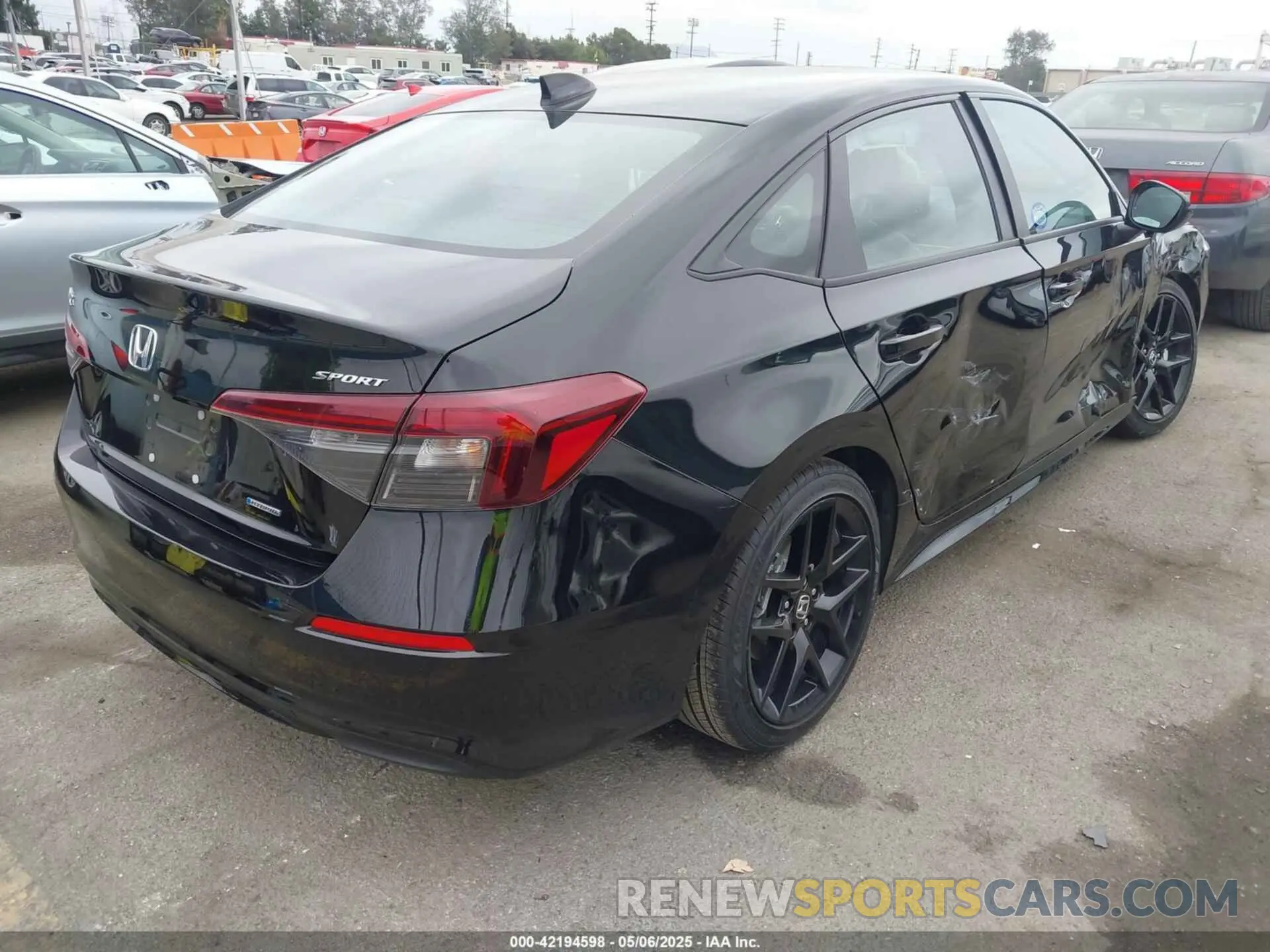 4 Photograph of a damaged car 2HGFE4F89SH326072 HONDA CIVIC  HYBRID 2025