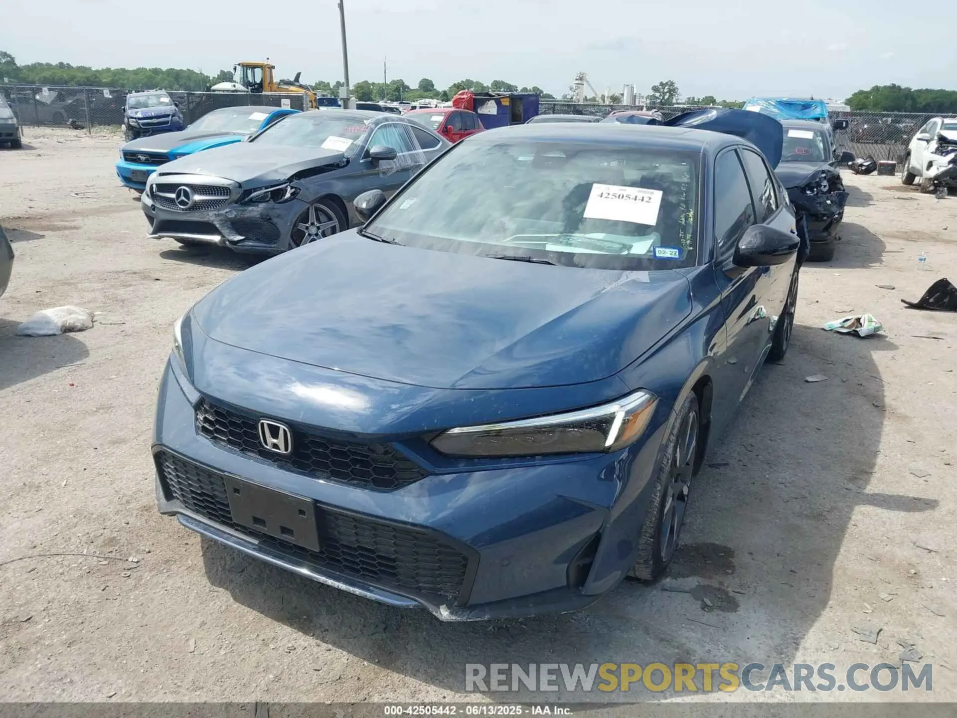 2 Photograph of a damaged car 2HGFE4F89SH327786 HONDA CIVIC HYBRID 2025