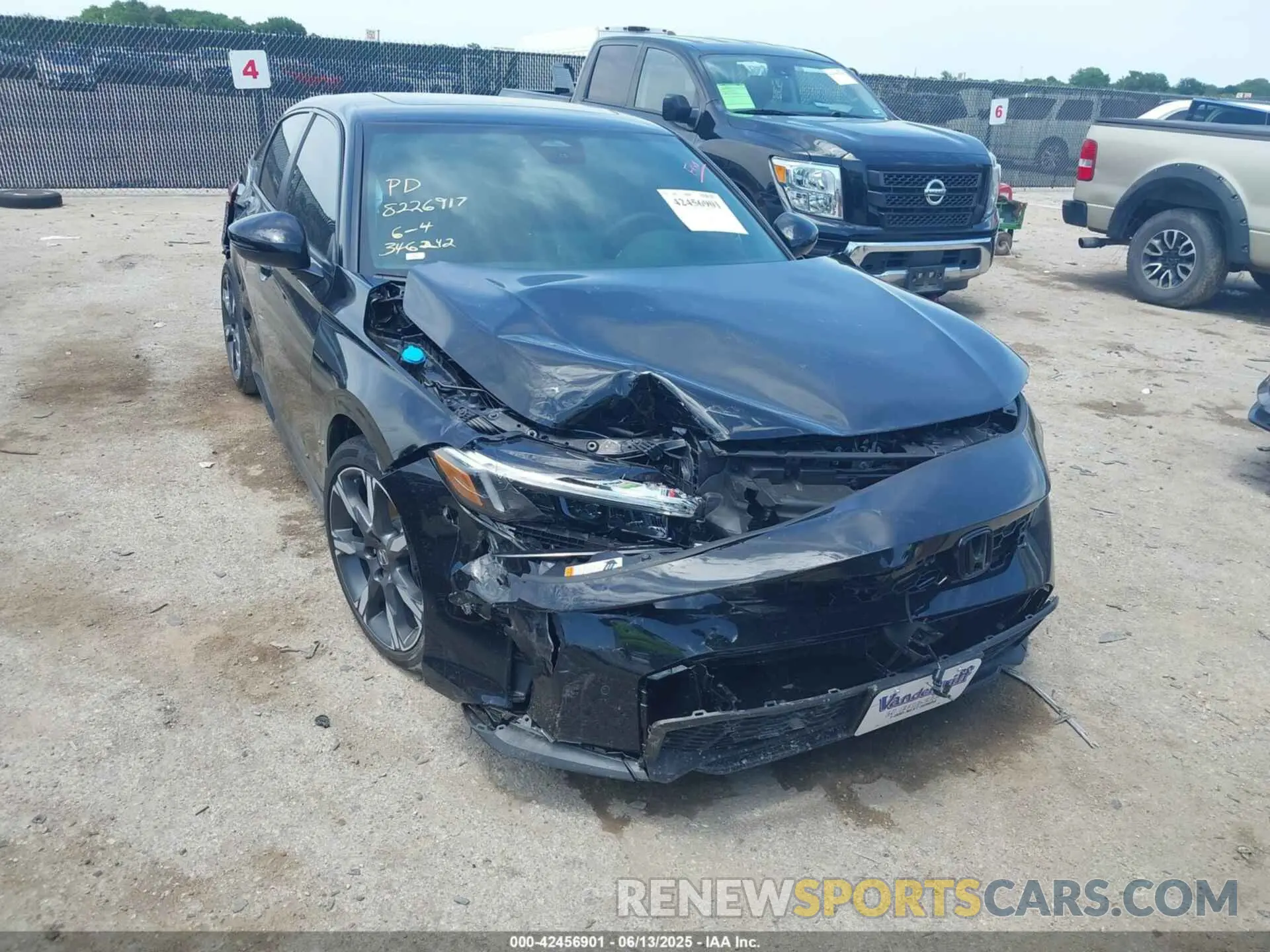 6 Photograph of a damaged car 2HGFE4F89SH346242 HONDA CIVIC HYBRID 2025