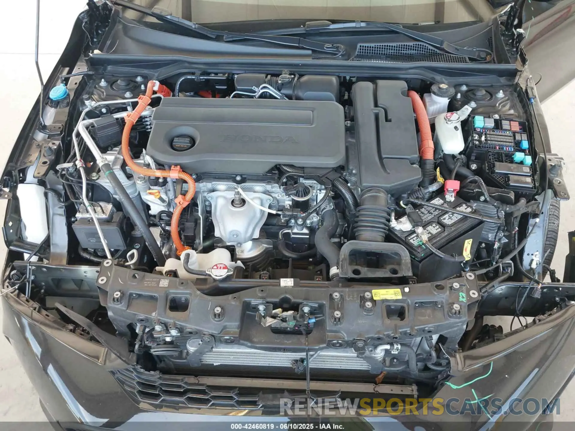 10 Photograph of a damaged car 2HGFE4F8XSH308406 HONDA CIVIC HYBRID 2025