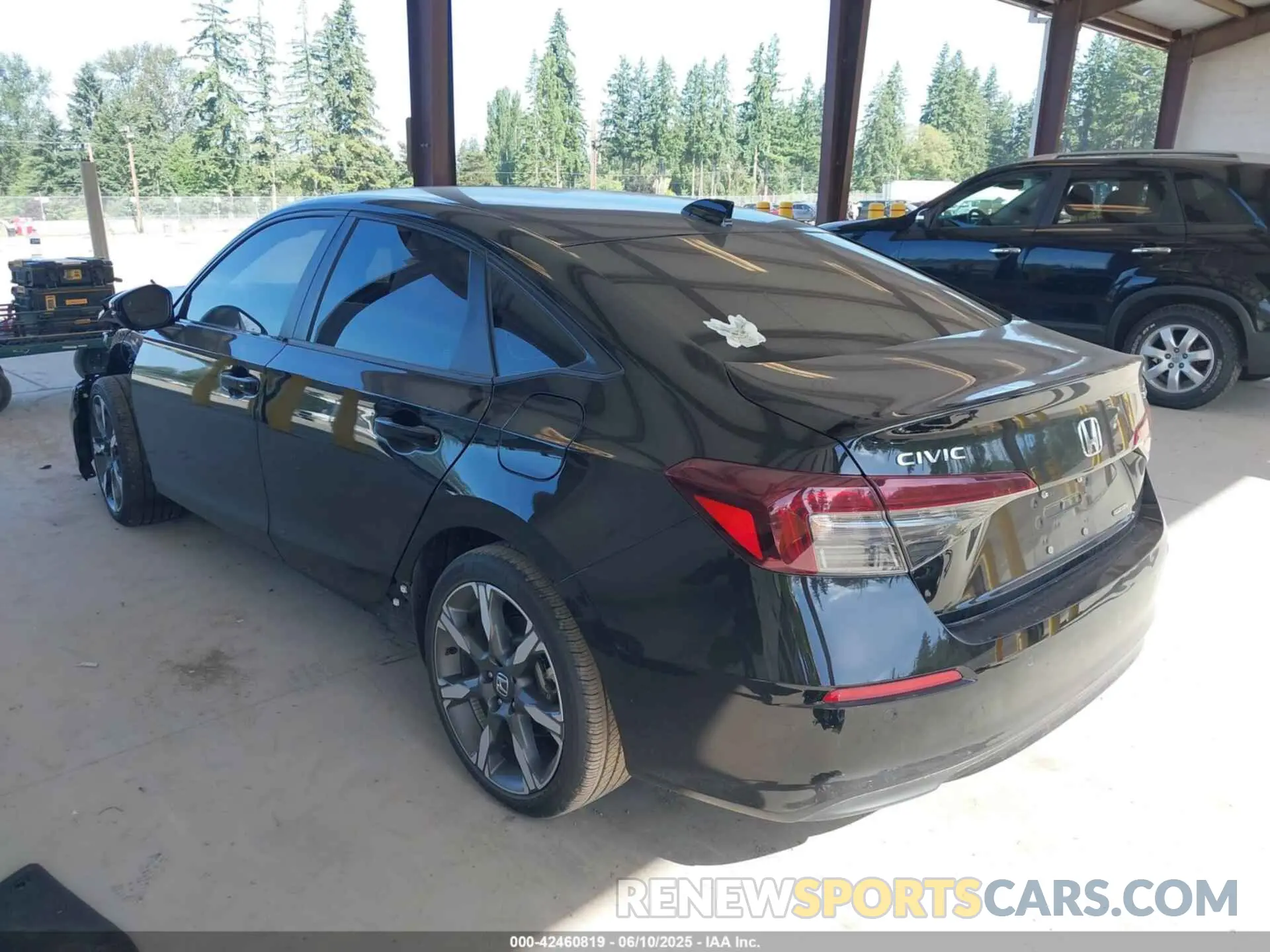 3 Photograph of a damaged car 2HGFE4F8XSH308406 HONDA CIVIC HYBRID 2025