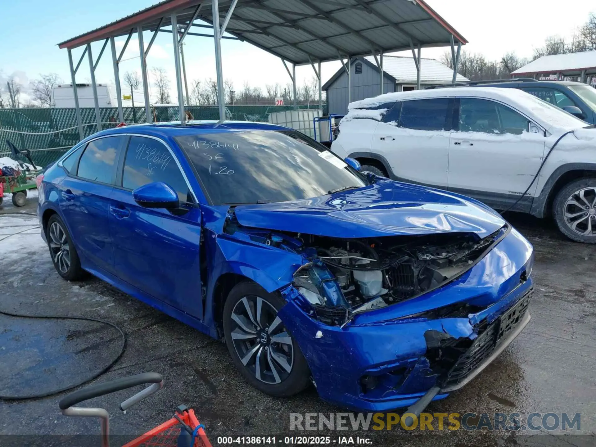 1 Photograph of a damaged car 2HGFE1F7XRH303660 HONDA CIVIC SEDAN 2024