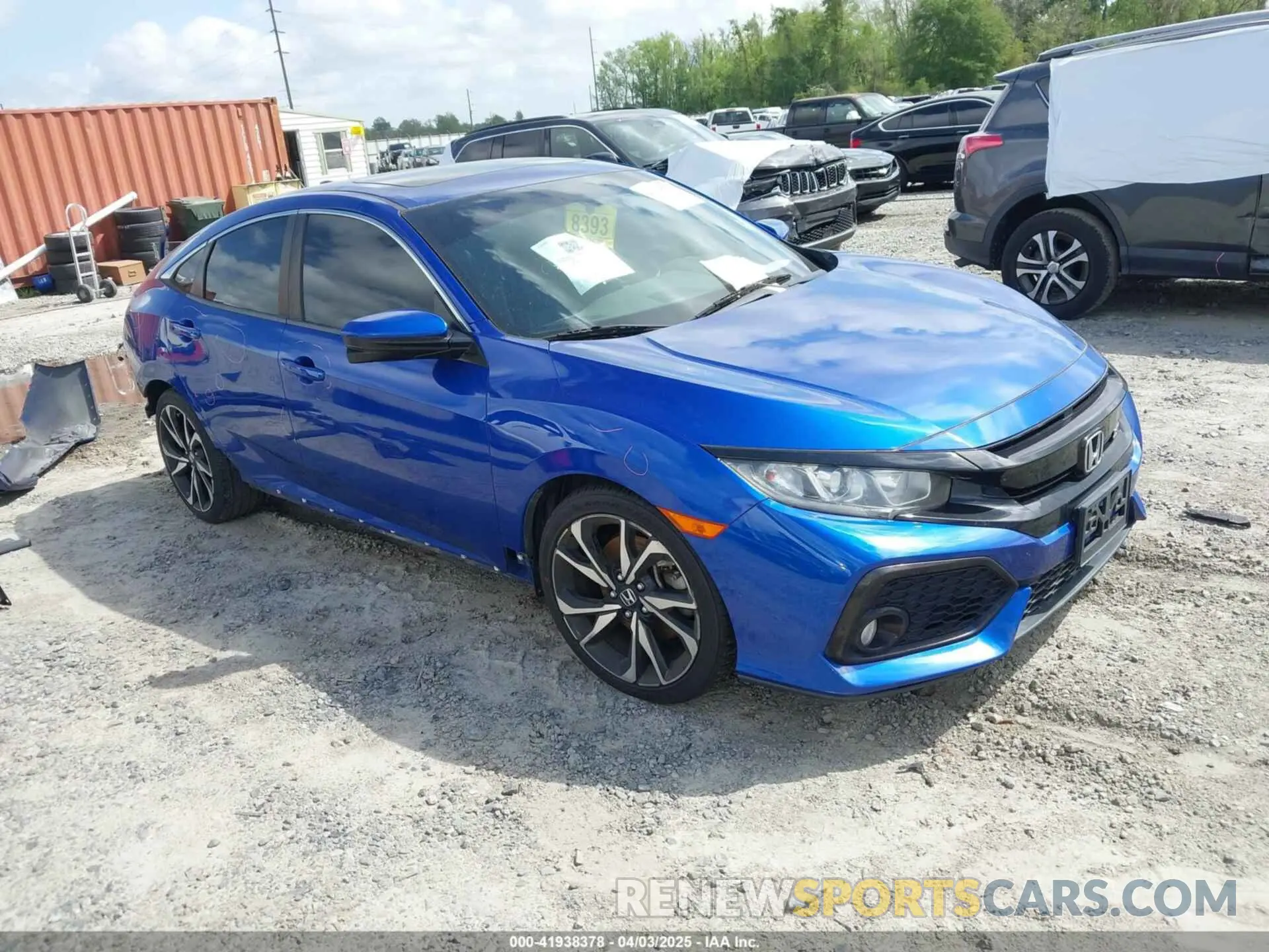 1 Photograph of a damaged car 2HGFC1E50KH706607 HONDA CIVIC SI 2019