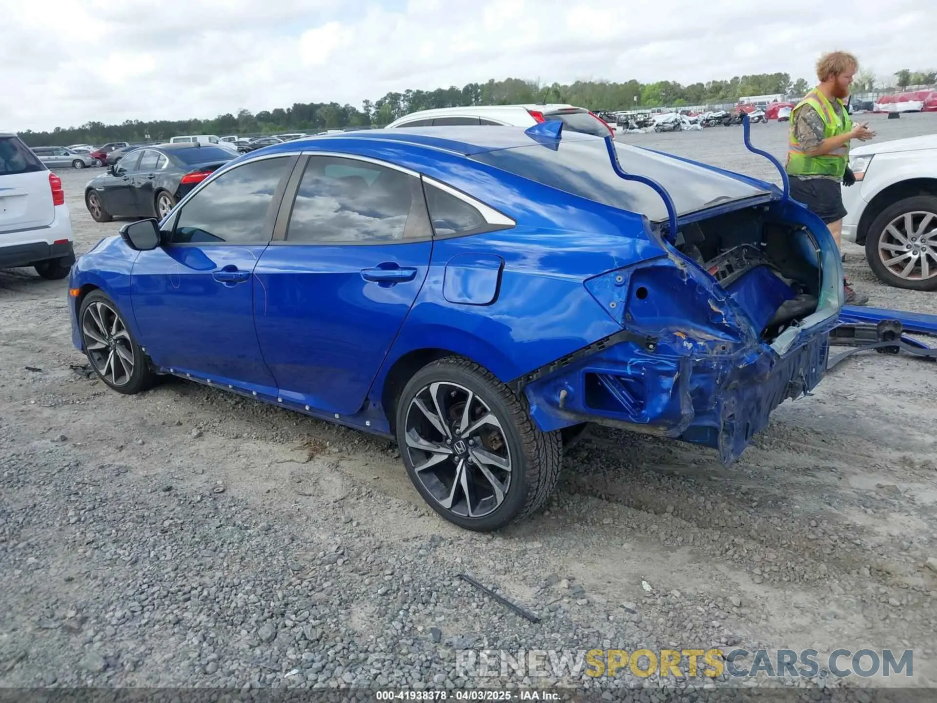 3 Photograph of a damaged car 2HGFC1E50KH706607 HONDA CIVIC SI 2019